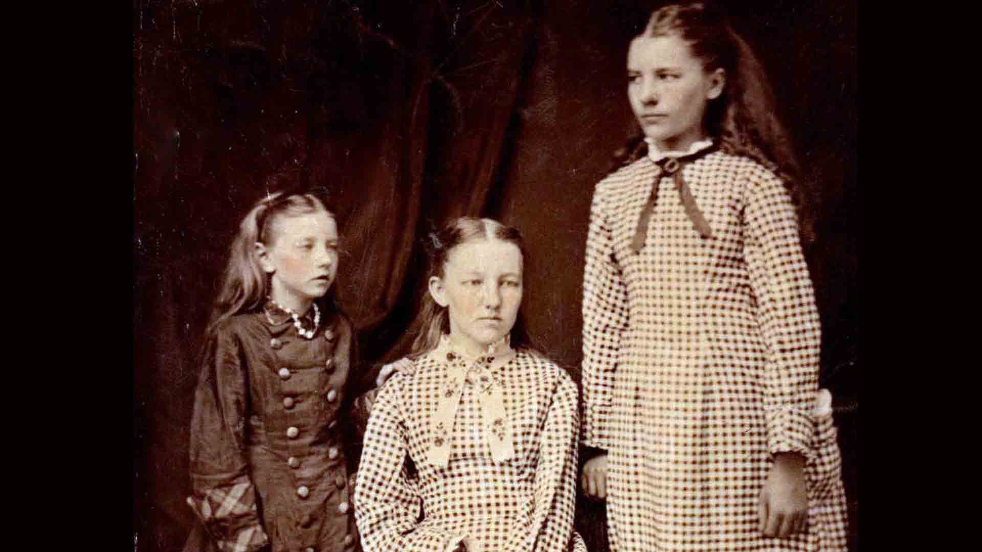 Carrie, Mary, and Laura Ingalls, c. 1879