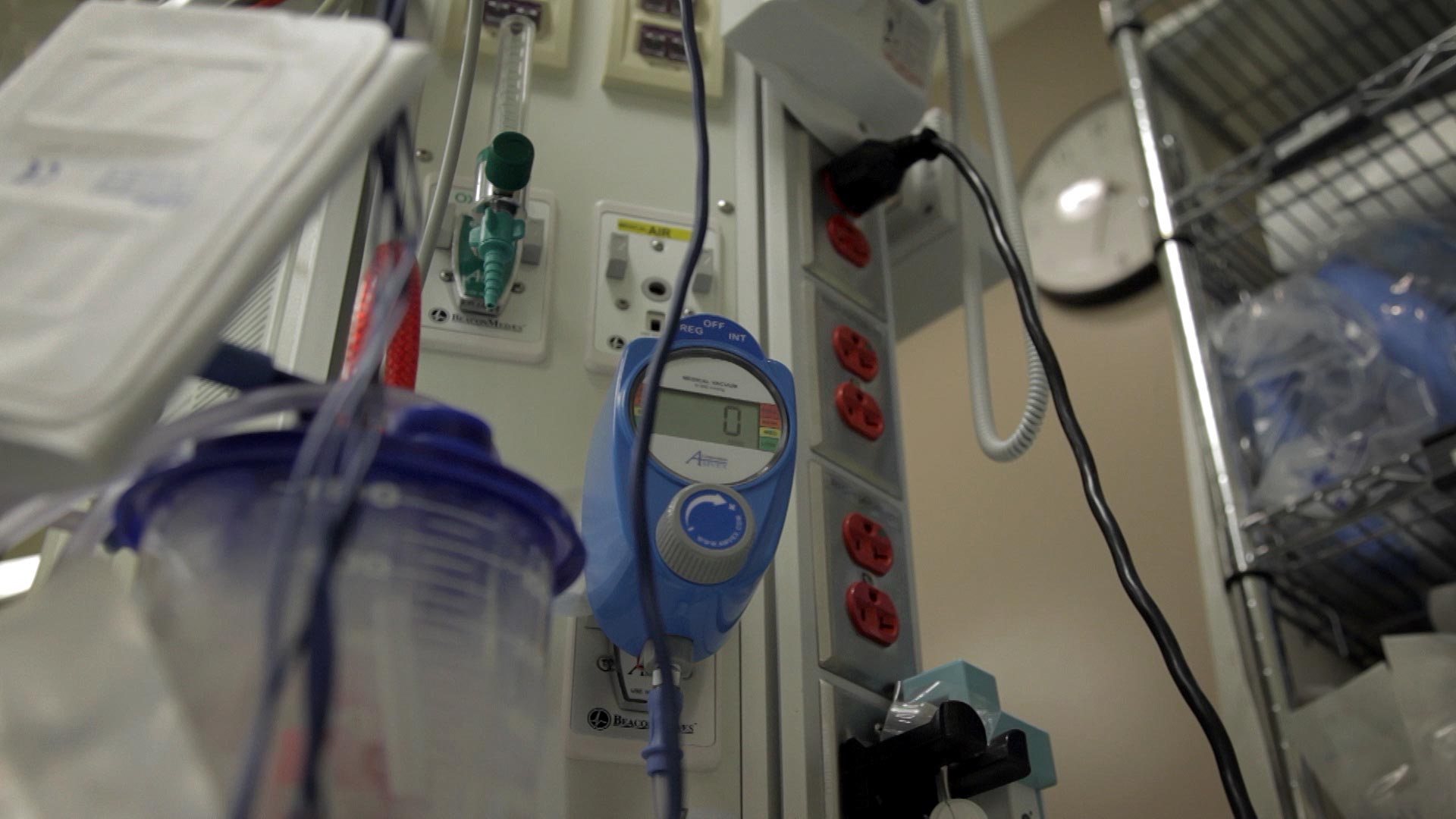 File image of equipment in a trauma room at a hospital in Tucson. 