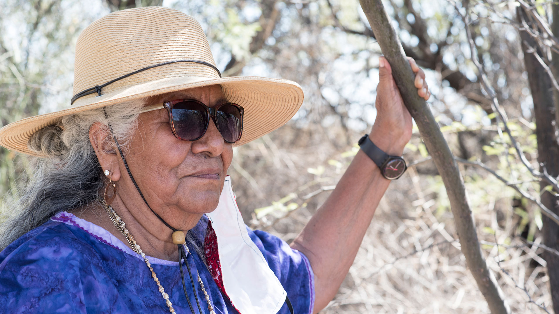 Lorraine Eiler's great grandfather was one of several Hia C-ed O'odham who used to live at Quitobaquito Springs.