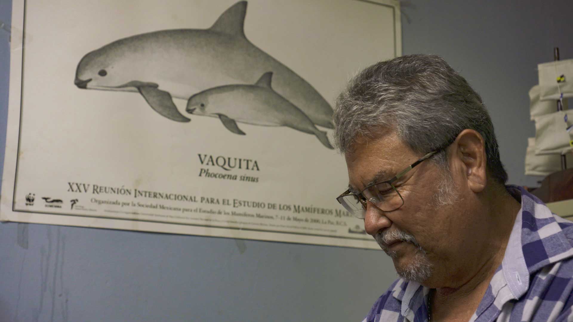 Ramón Díaz in his San Felipe office.