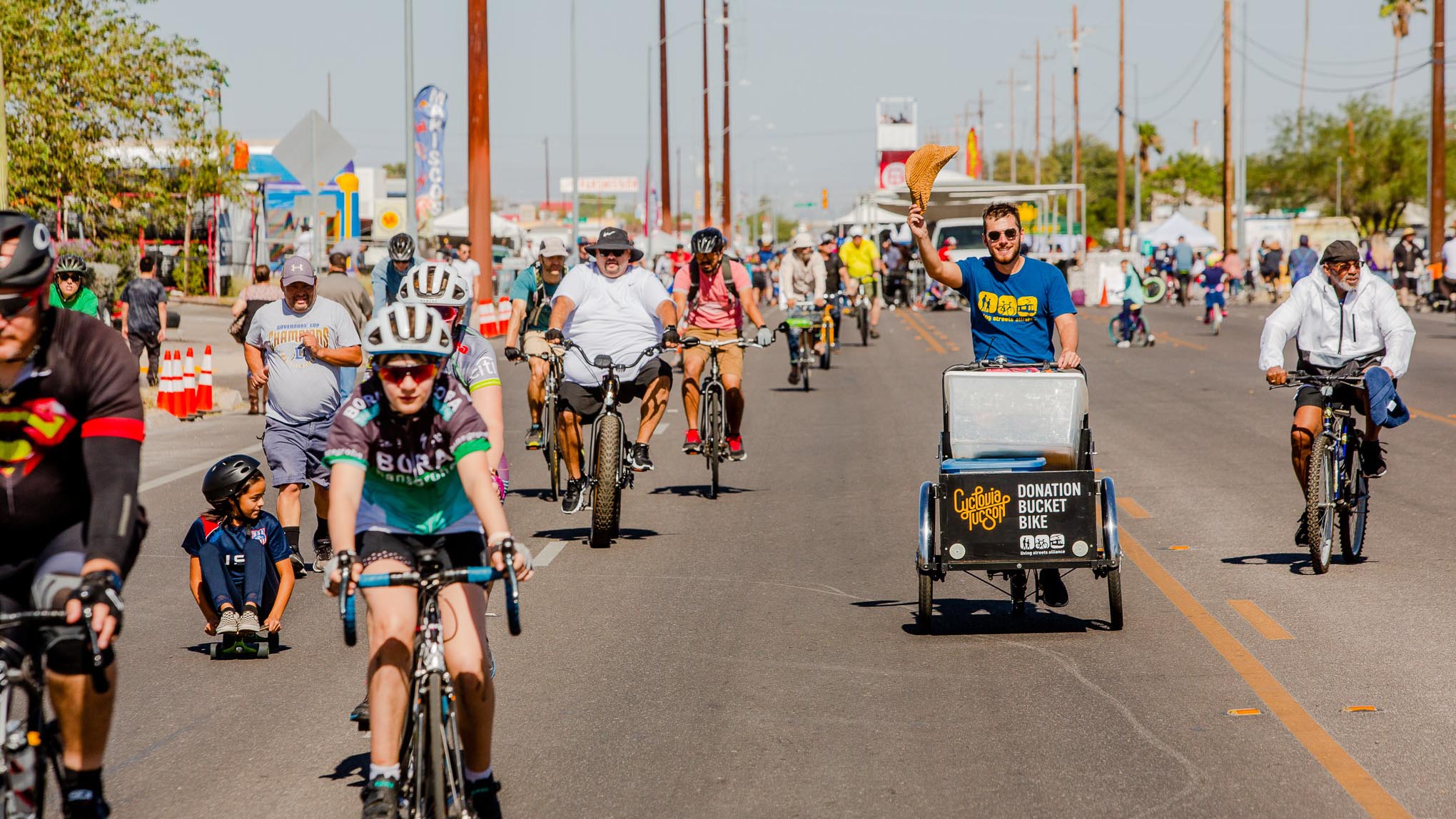 Tens of thousands of Tucsonans took part in Cyclovia, October 2019.