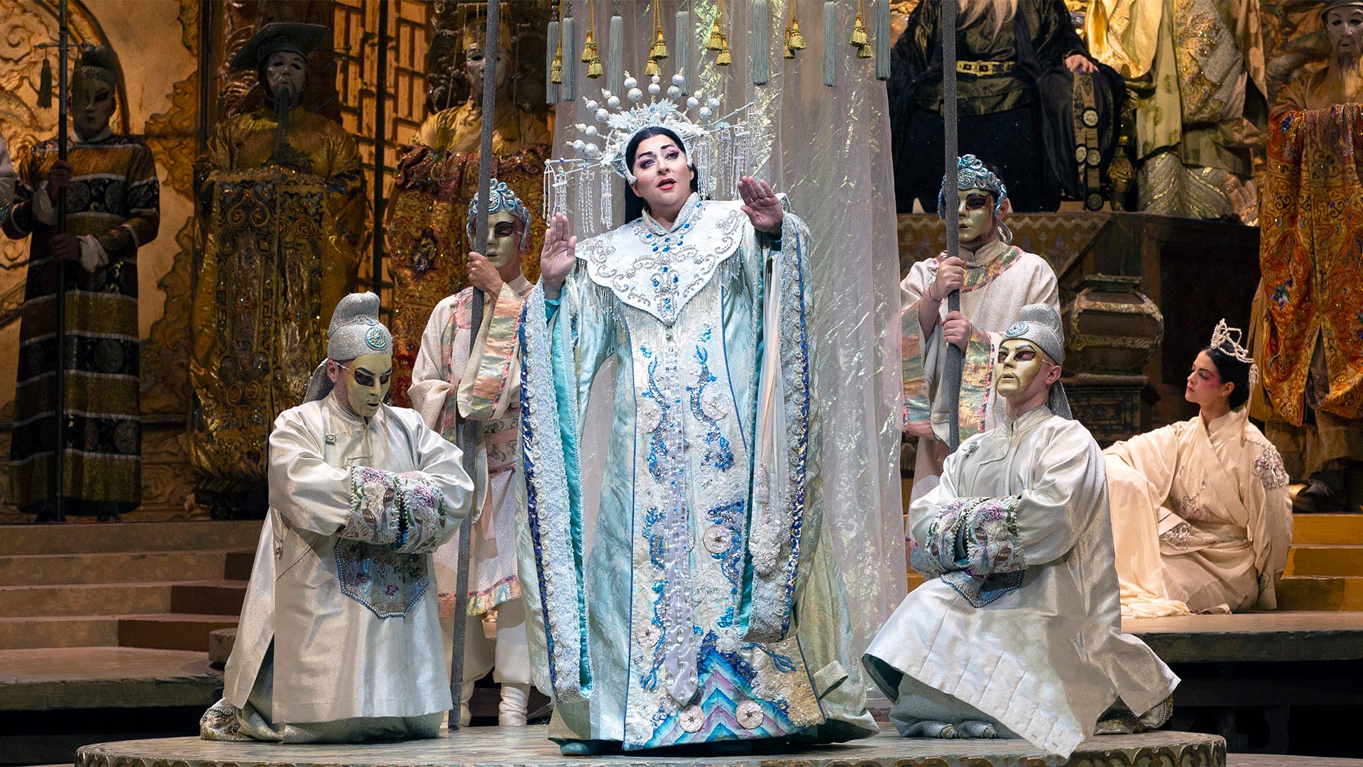 Christine Goerke in the title role of Puccini's "Turandot."