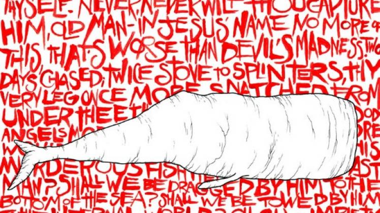 Moby Dick red letters