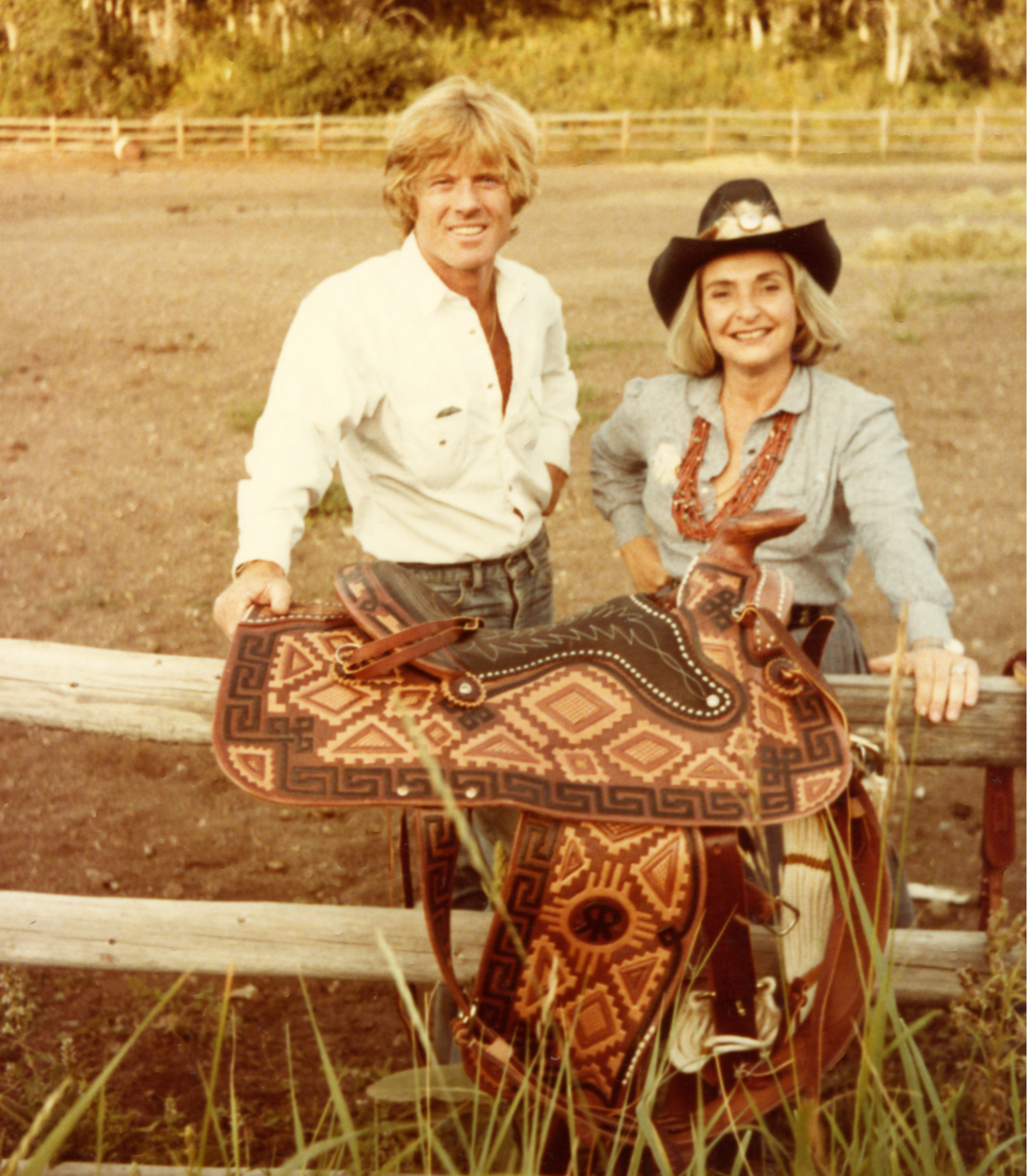 elaine horwitch with robert redford unsized image