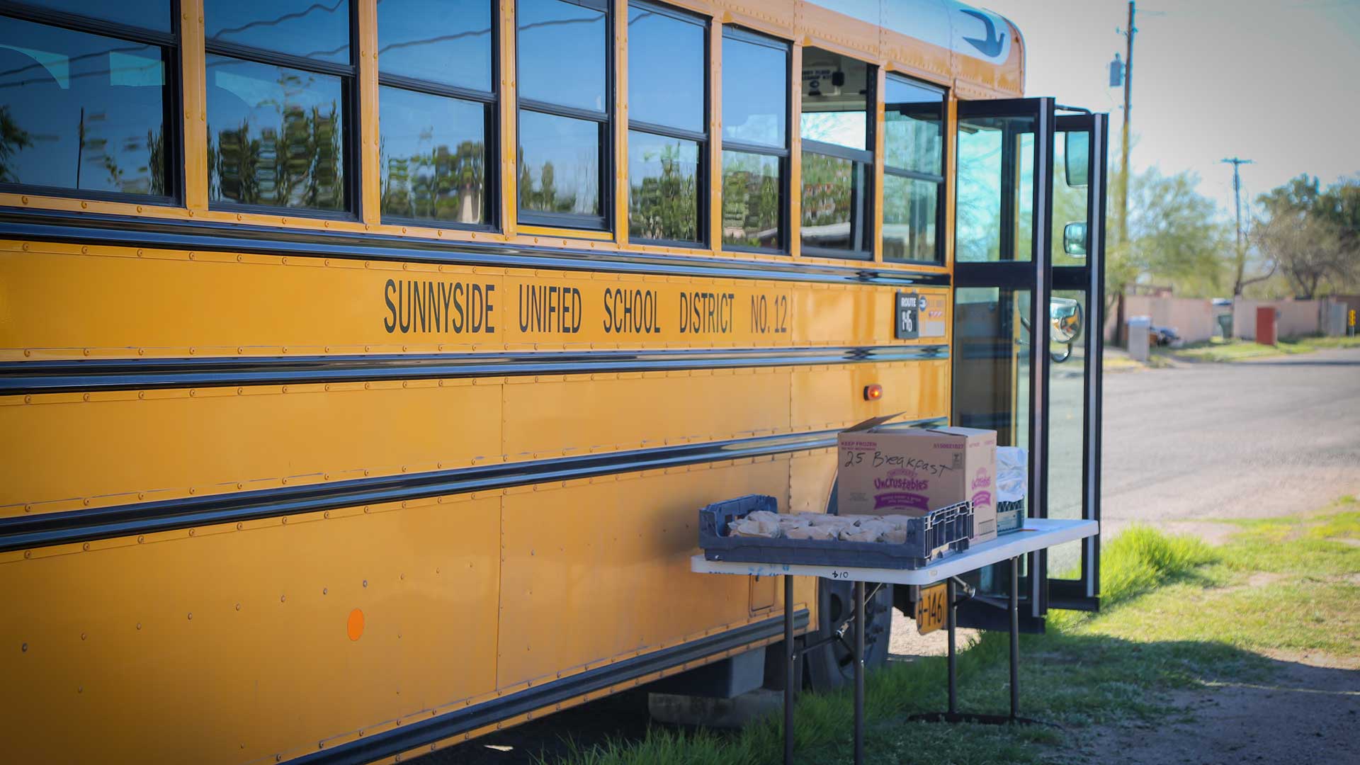 Sunnyside Unified School District is offering wireless hotspots and preparing meals to go for kids during the closures due to the COVID-19 pandemic.