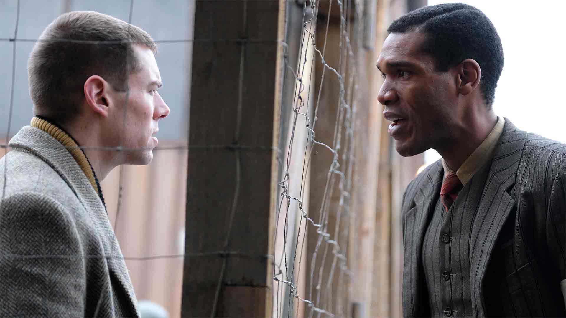 Shown from left to right: Brian J. Smith (as Webster O’Connor) and Parker Sawyer (as Albert)