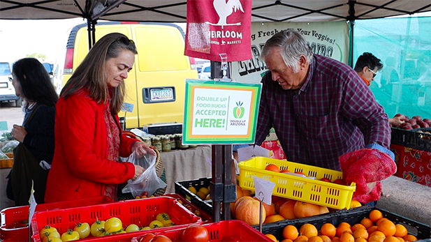 Larry’s Veggies stand