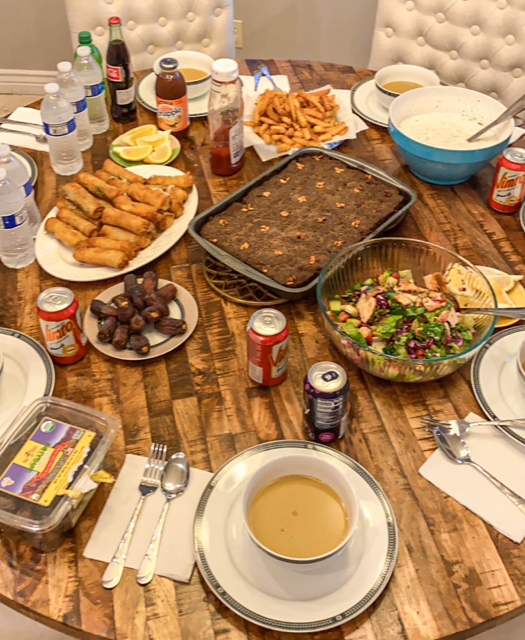 Ramadan table unsized