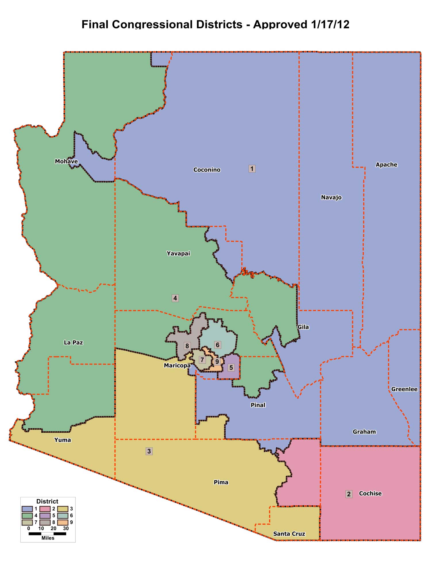 AZ congressional districts