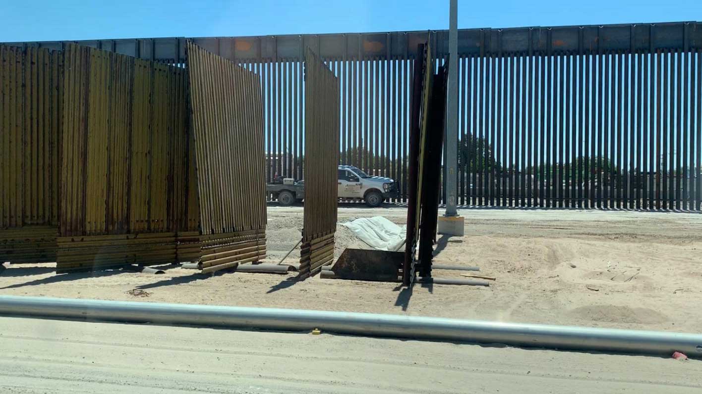 Border wall workers come down with COVID-19