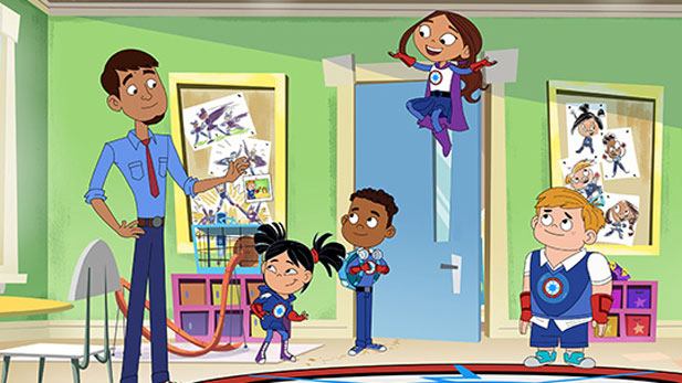 Hero Elementary is a school for budding superheroes, where kids learn to master their innate powers, like flying and teleportation, while exploring science along the way.