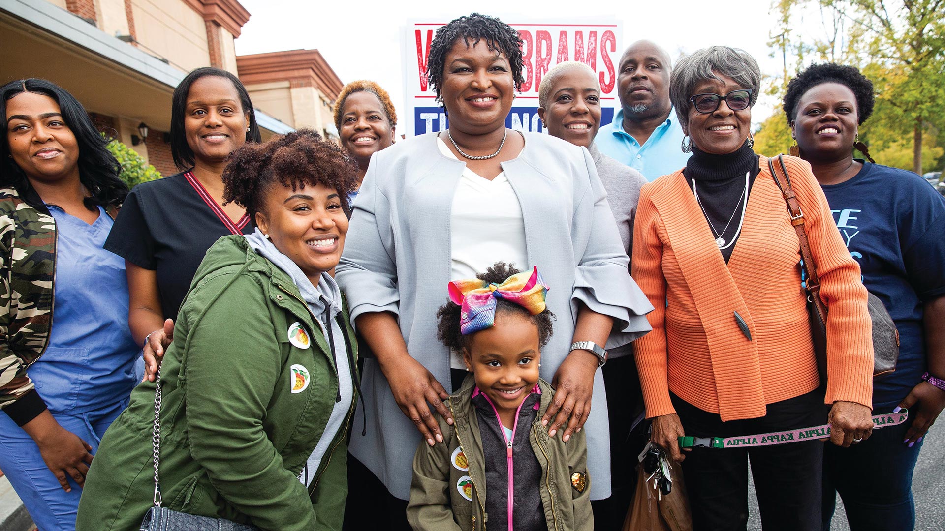 Georgia’s Stacey Abrams campaigns to become America’s first black woman governor.