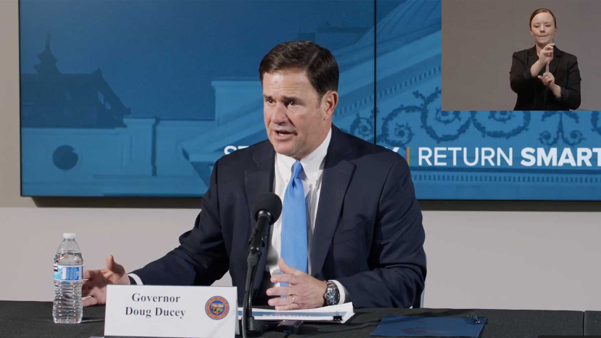 Gov. Doug Ducey at a June 4, 2020 press briefing.
