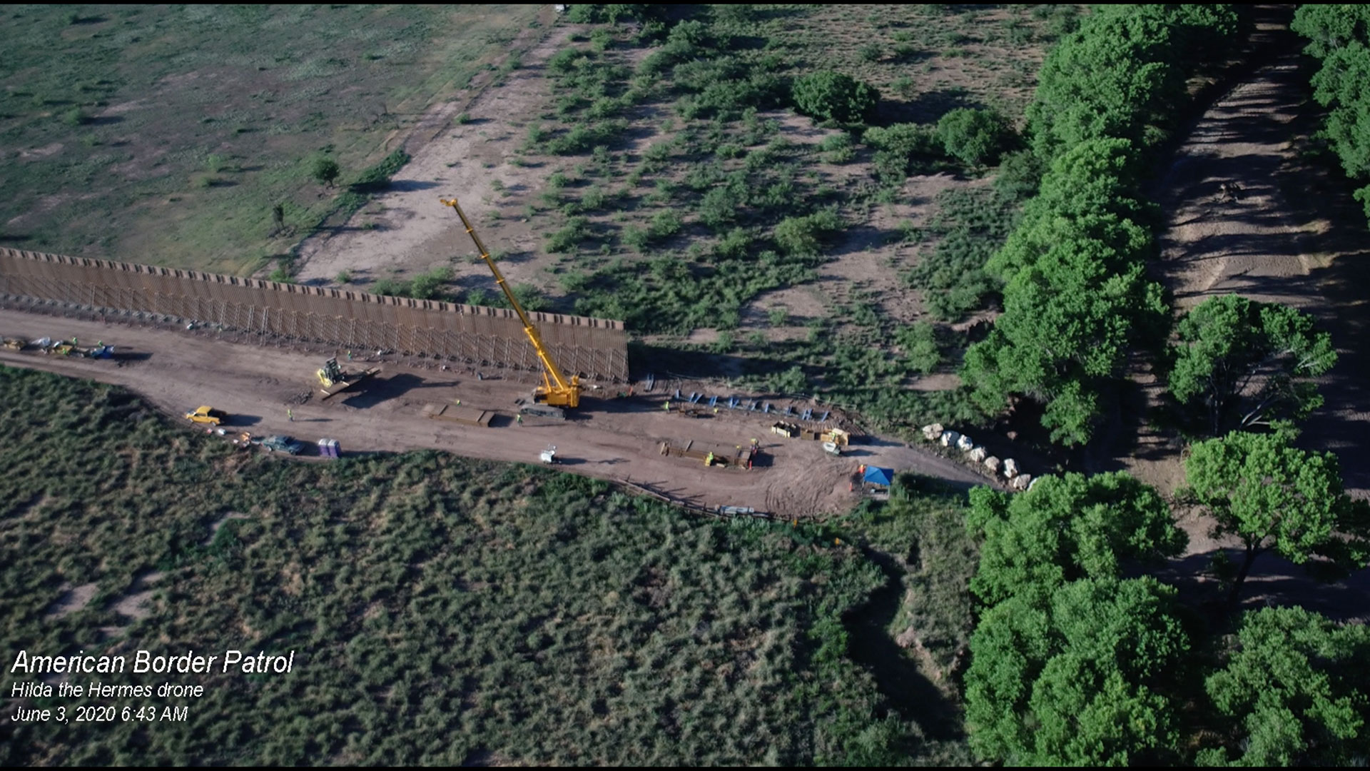 San Pedro construction drone