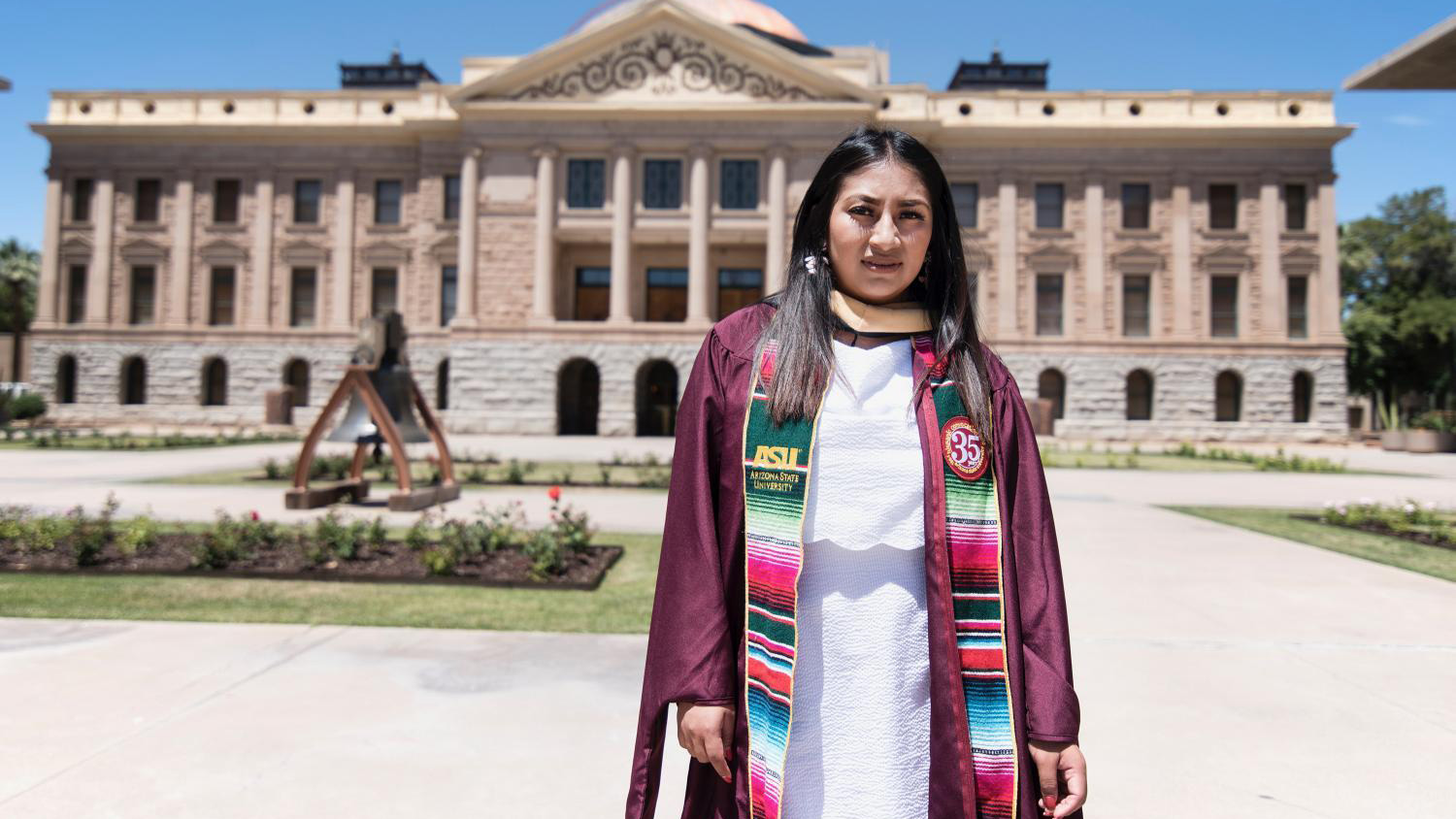 Blanca Sierra Reyes, 27, applied for DACA eight years ago and has renewed every two years since. She graduated with a master's degree in social work from ASU in spring 2019, an achievement she said would not have been possible without DACA.