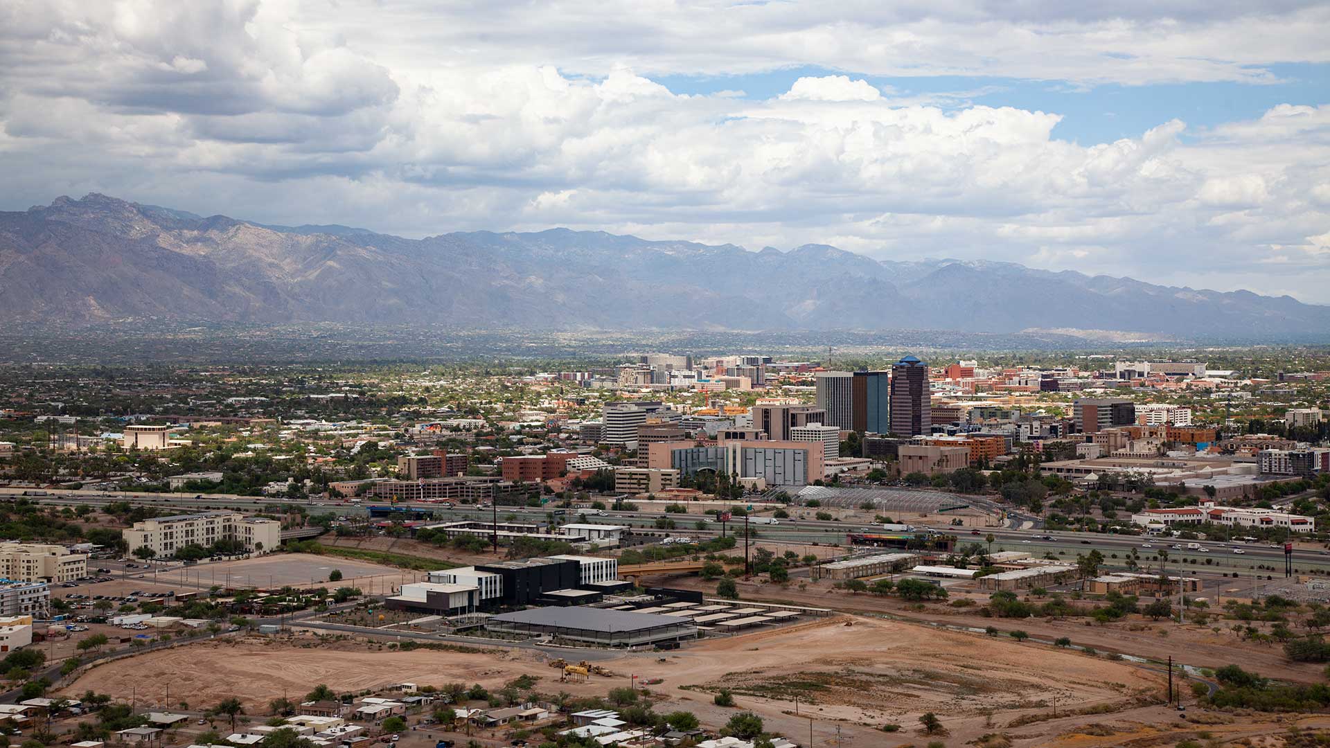 Central Tucson from Sentinel Peak.