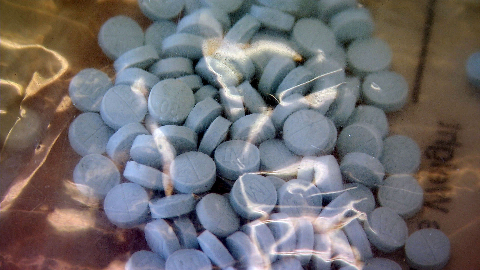 Fentanyl pills seized by the Pima County Sheriff's Department. March 2019. 