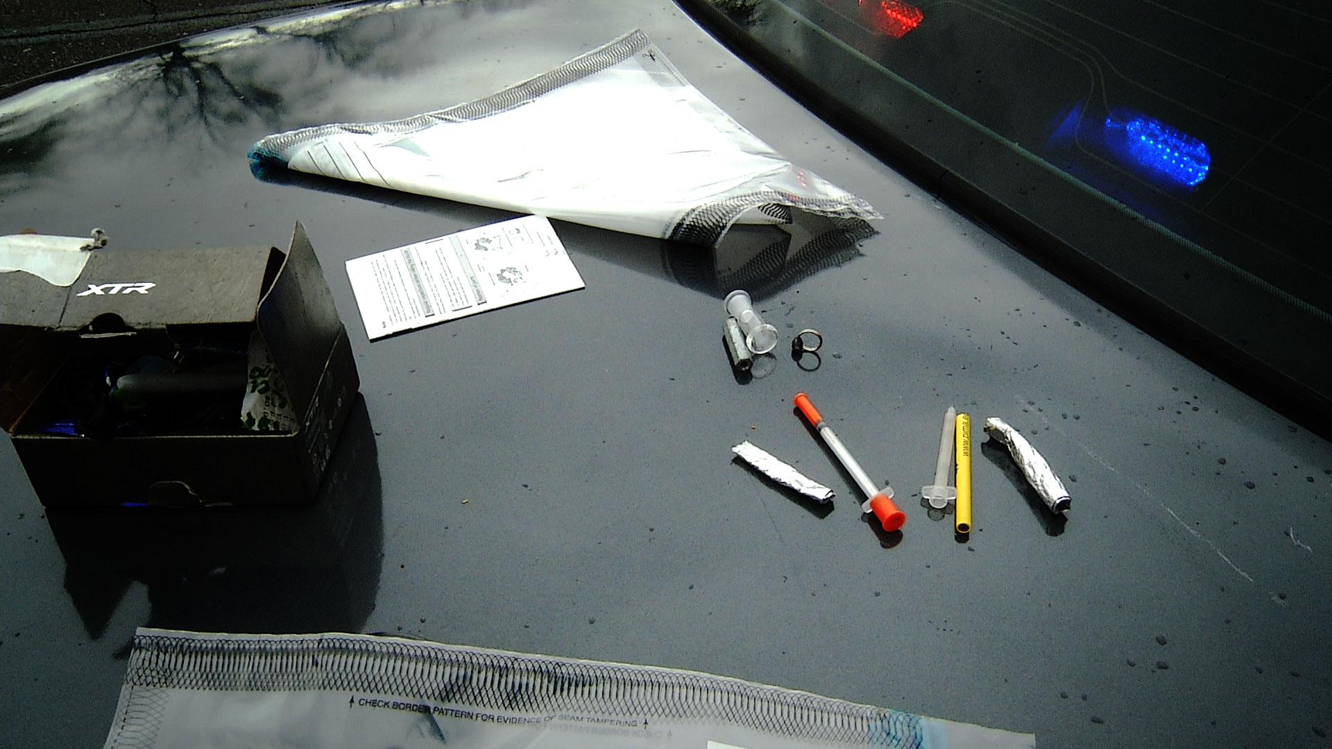 Drug paraphernalia confiscated from a man stopped by the Tucson Police Department's deflection unit on March 10, 2020. 