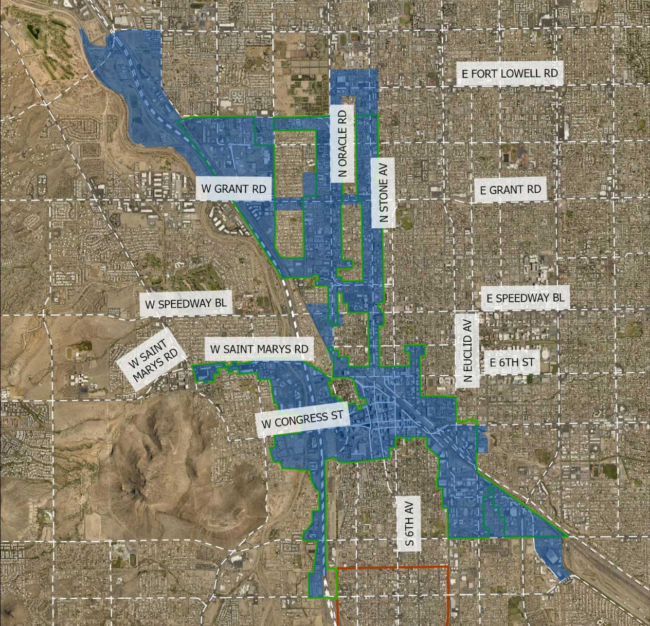 Tucson central business district