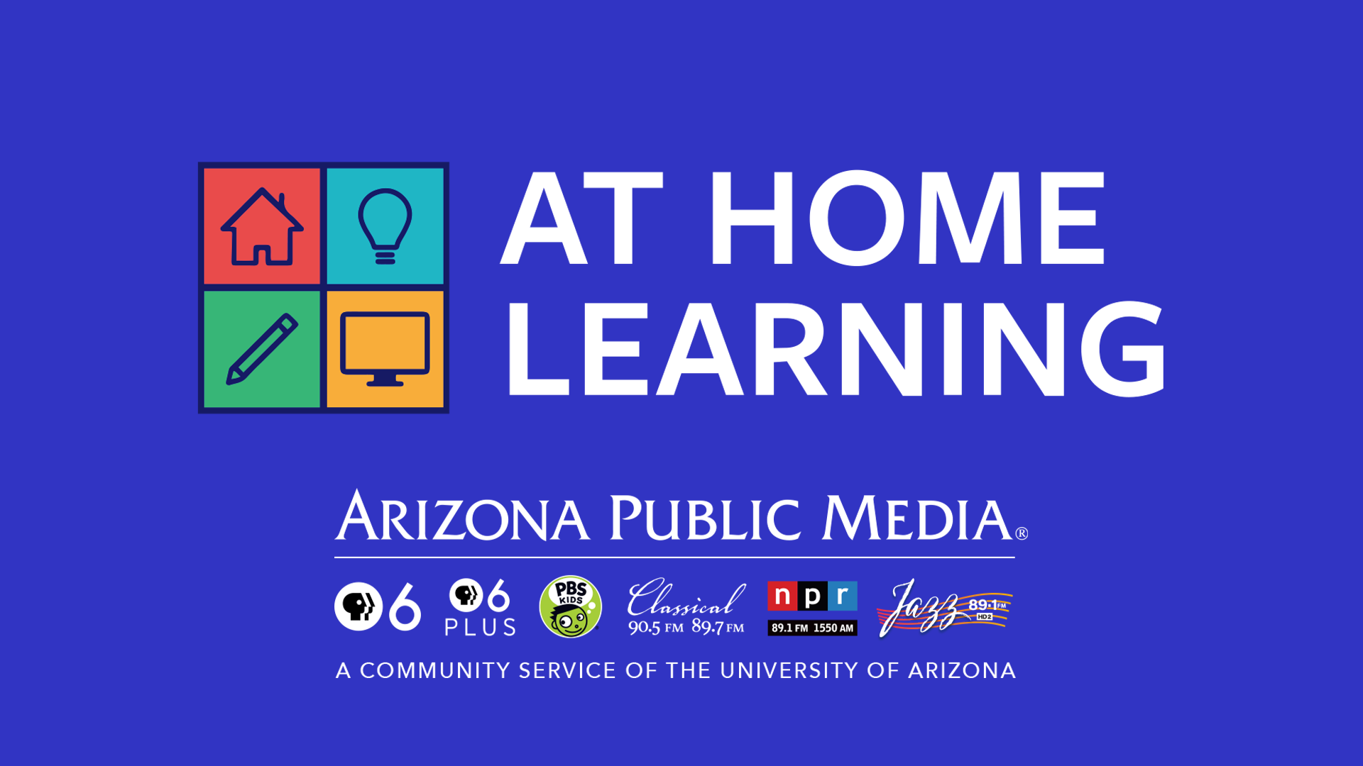 AZPM's At Home Learning initiative will provide free at-home curriculum and daily programming for PreK through grade 12.