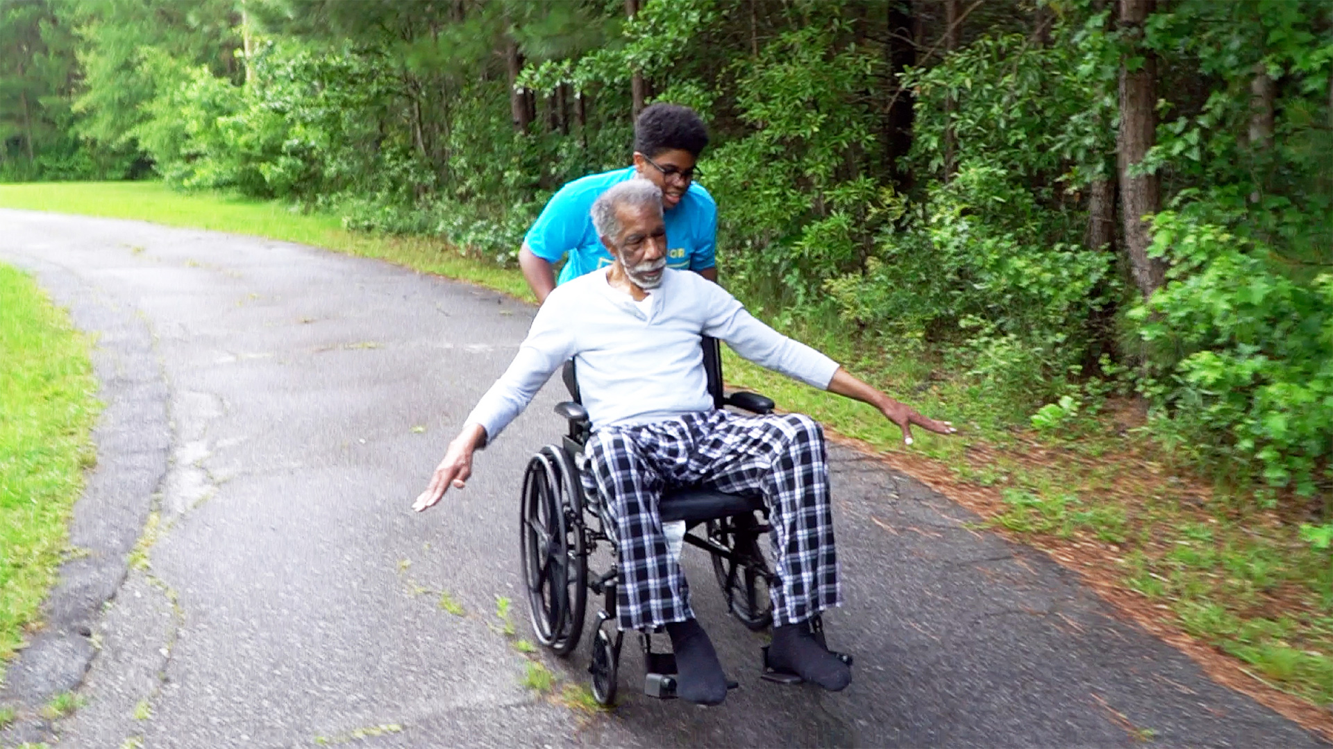 Lumiere R. goes on a walk with Bobby P., their 79 year old grandfather who has been battling dementia for the past 10 years.