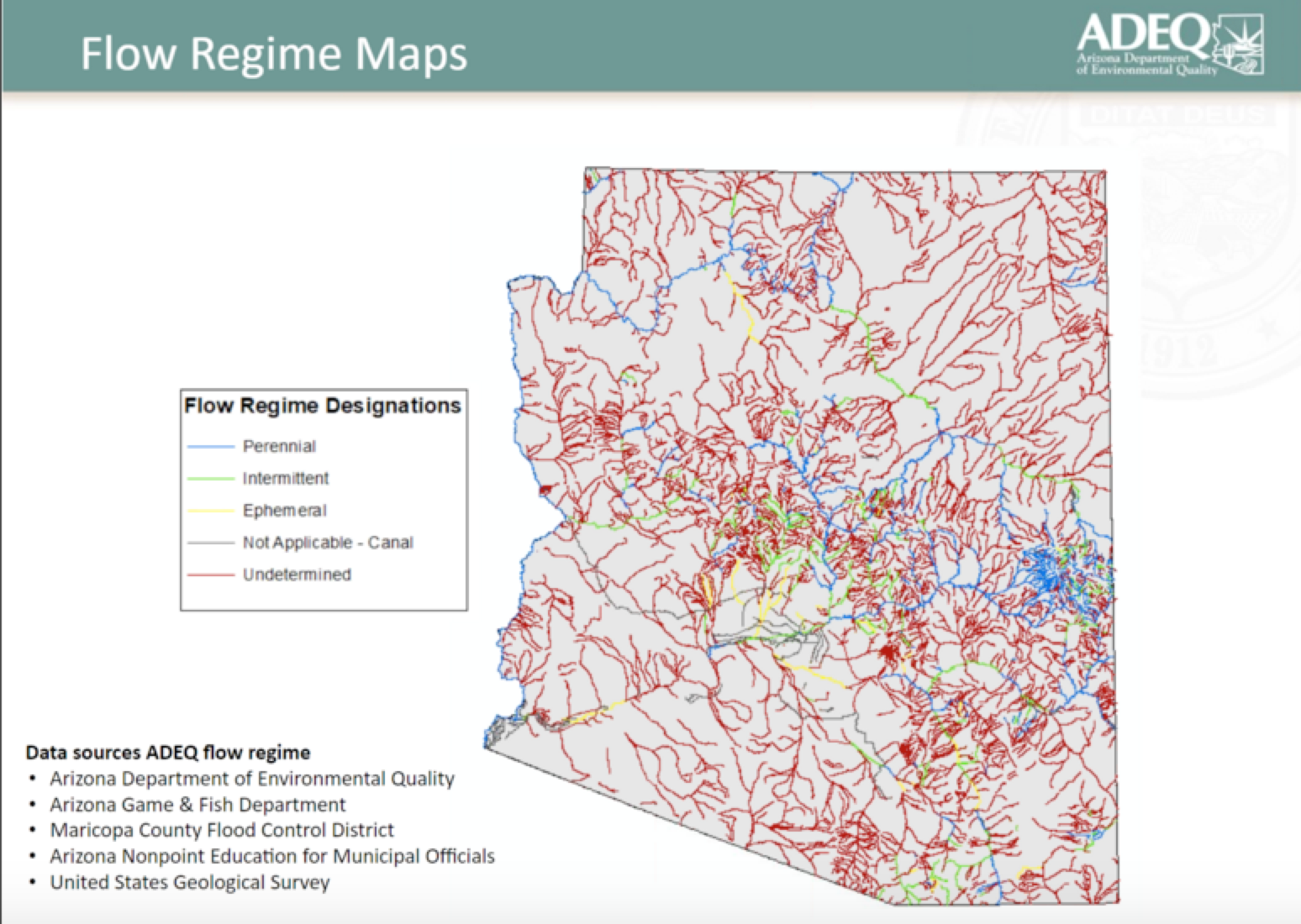 ADEQ flow regime map