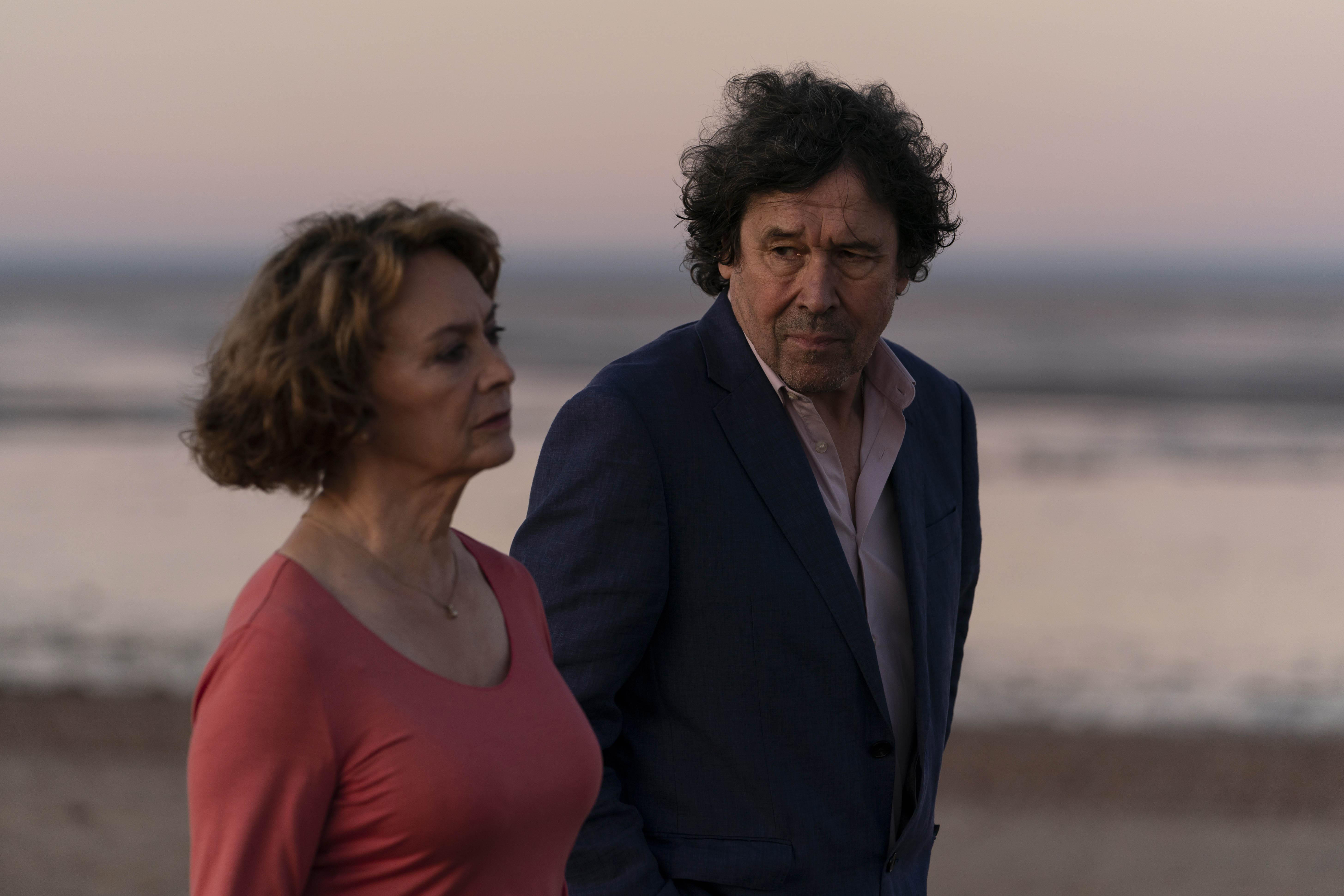 Francesca Annis as Vivien and Stephen Rea as Mark