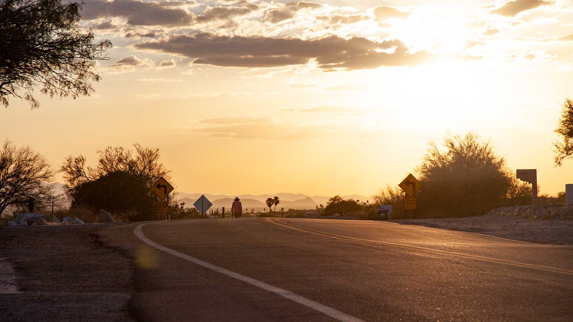 tucson heat sunset