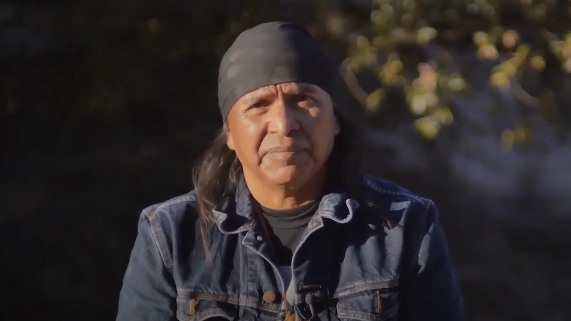 Screenshot of Wendsler Nosie Sr., founder of Apache Stronghold, in a call-to-action video published the week the Jan. 15 U.S. Forest Service environmental impact statement was due to be published. 