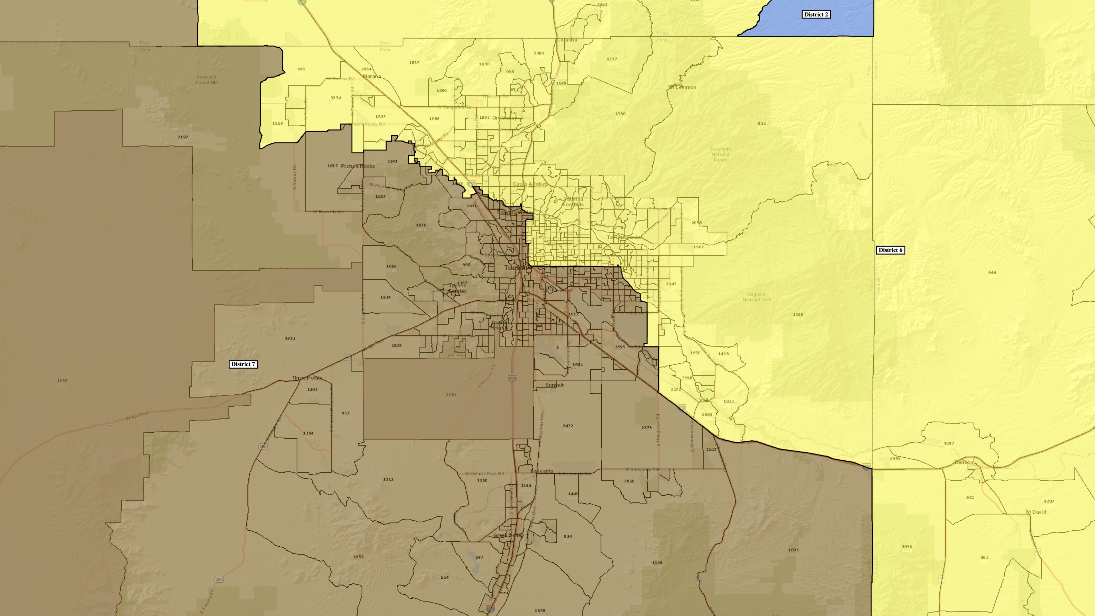 draft tucson congressional districts