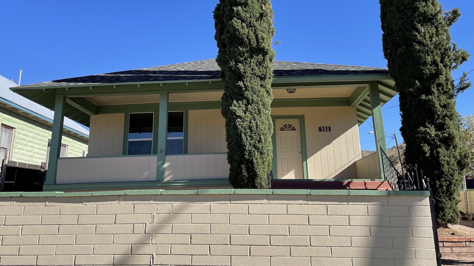 The nonprofit Step Up Bisbee-Naco recently renovated this house, as part of a program to create more workforce housing in Bisbee.