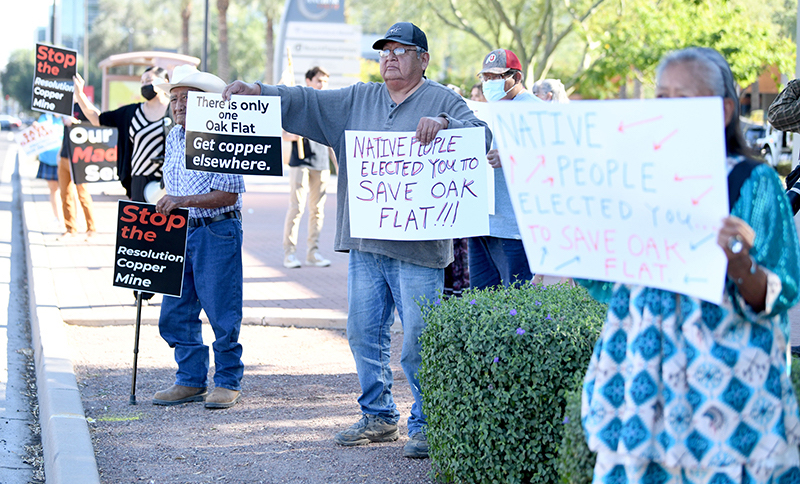 oak flat protest