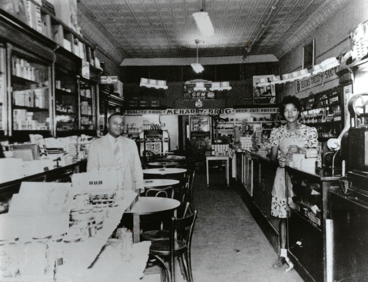 Black-owned business during the “Black Wall Street” days of Tulsa.