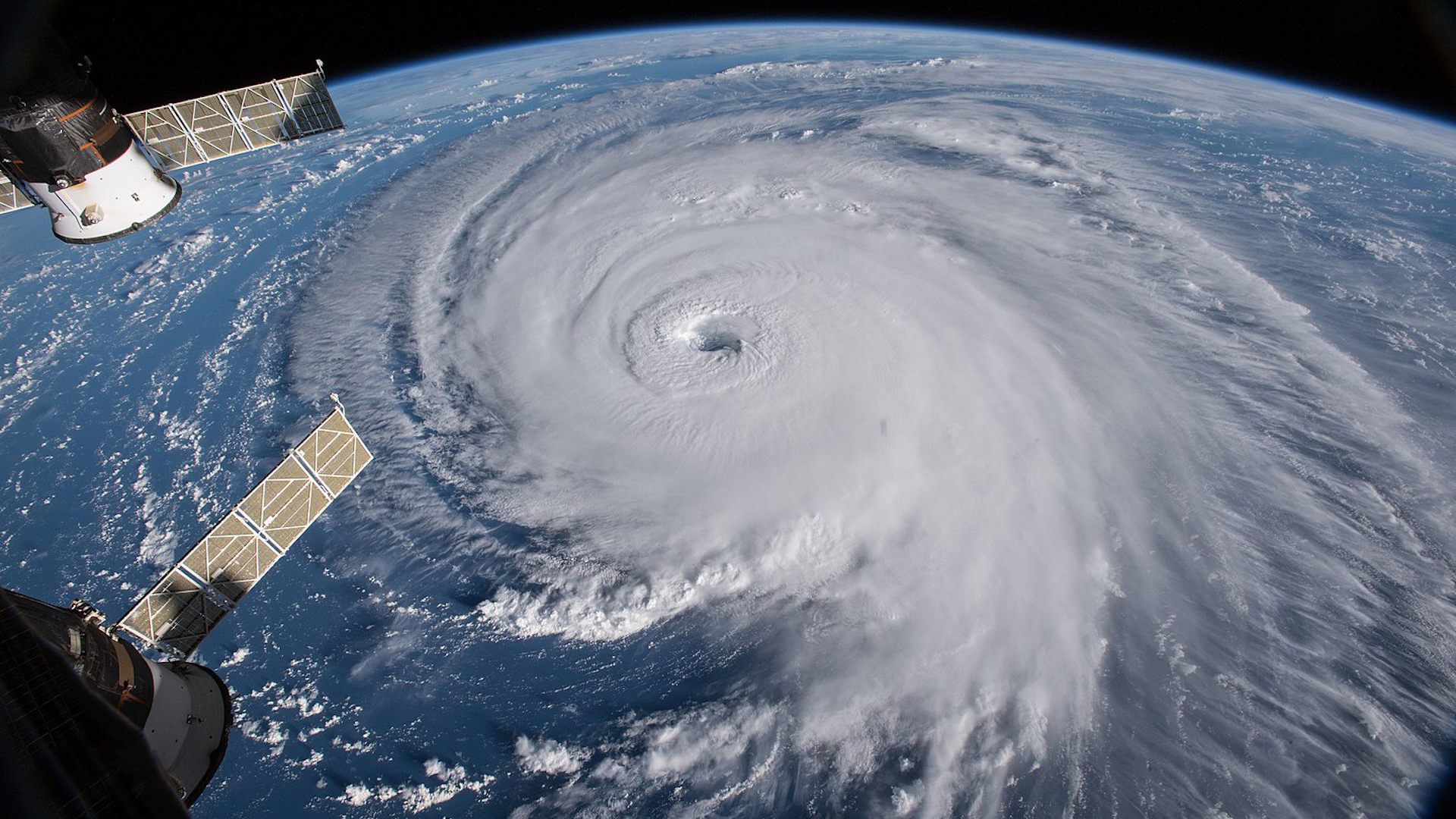 2018's Hurricane Florence as seen from the International Space Station.