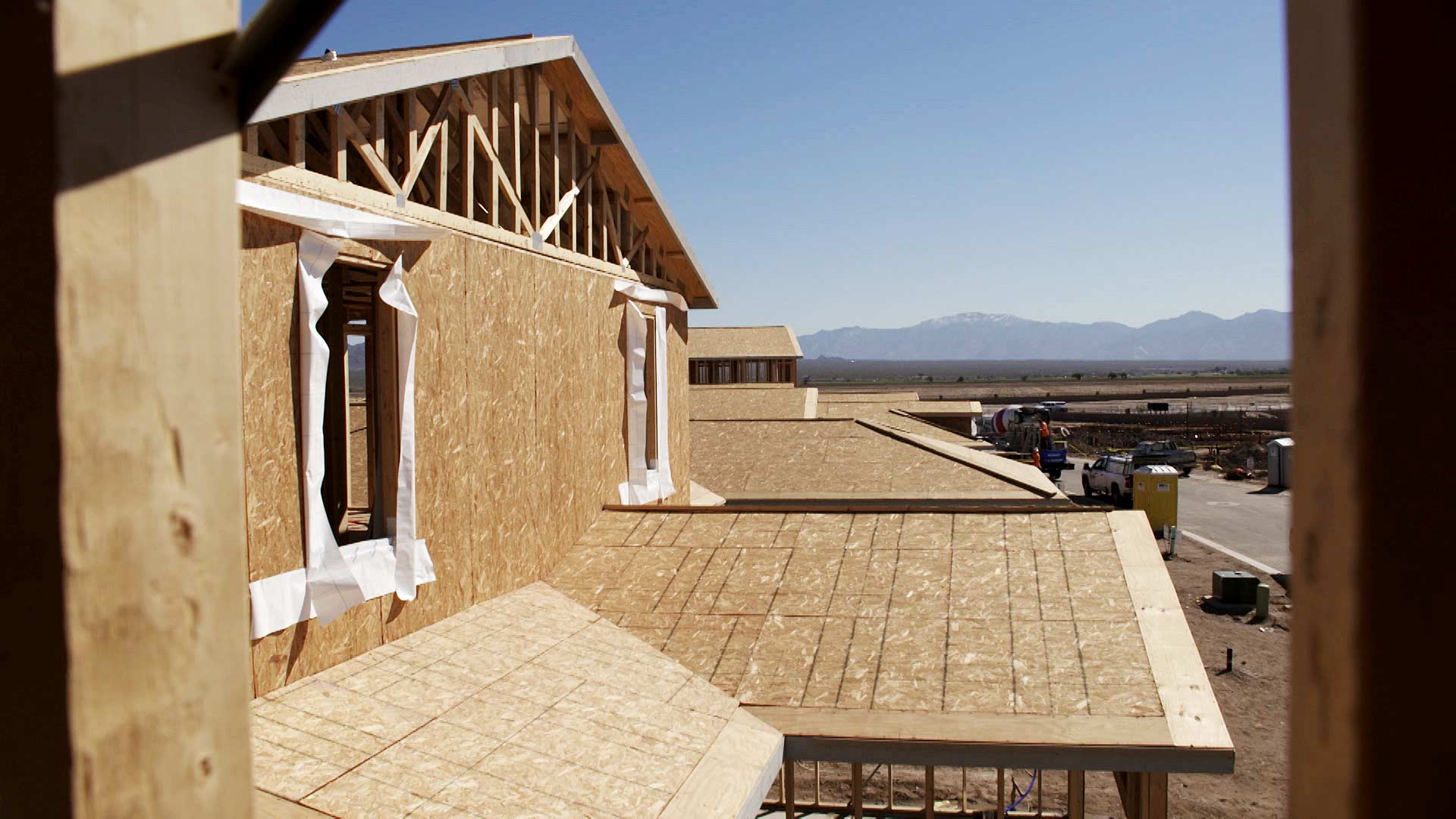 Homes under construction at a new development in Marana. March 2021. 