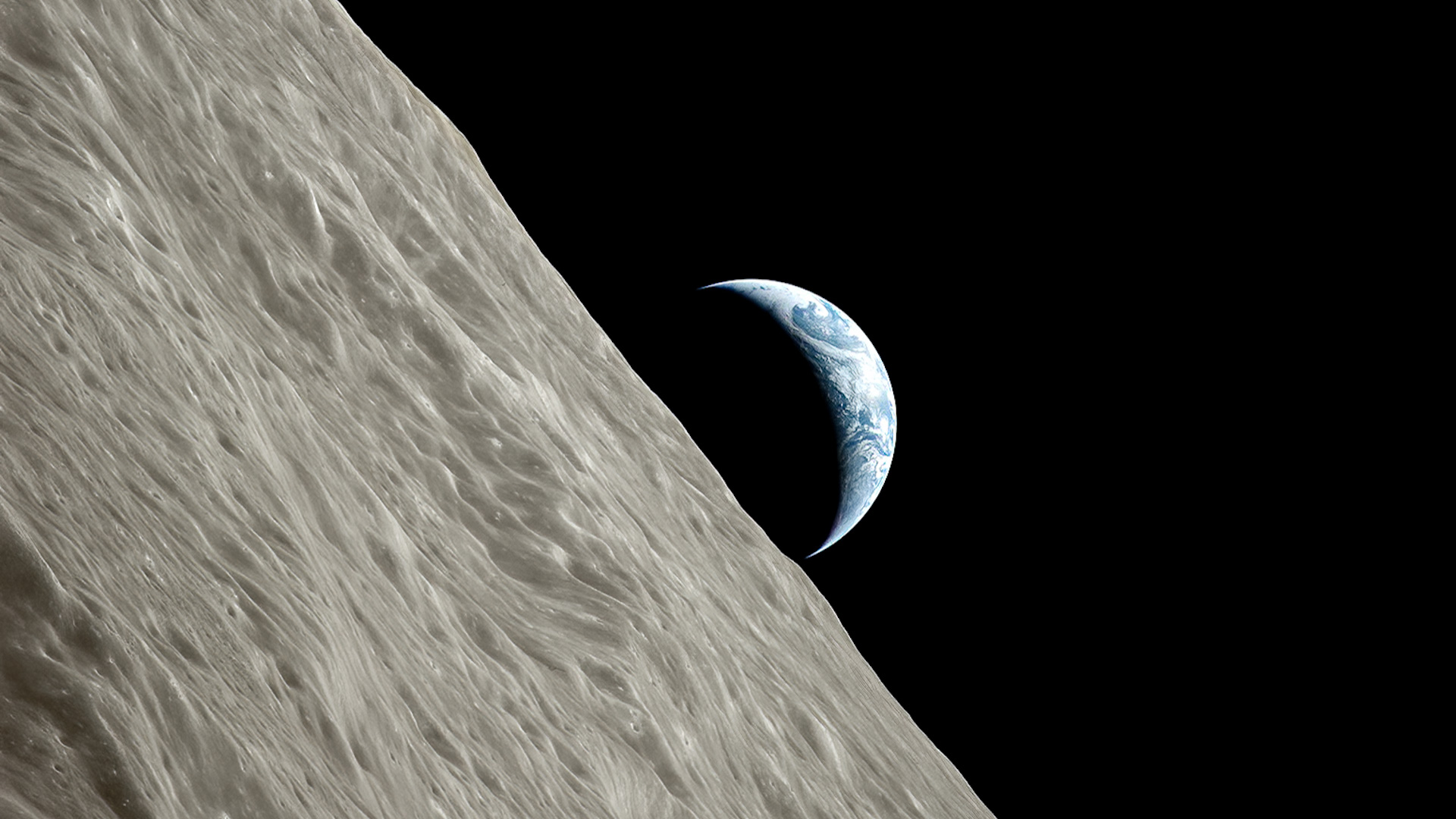 hd earth from moon apollo