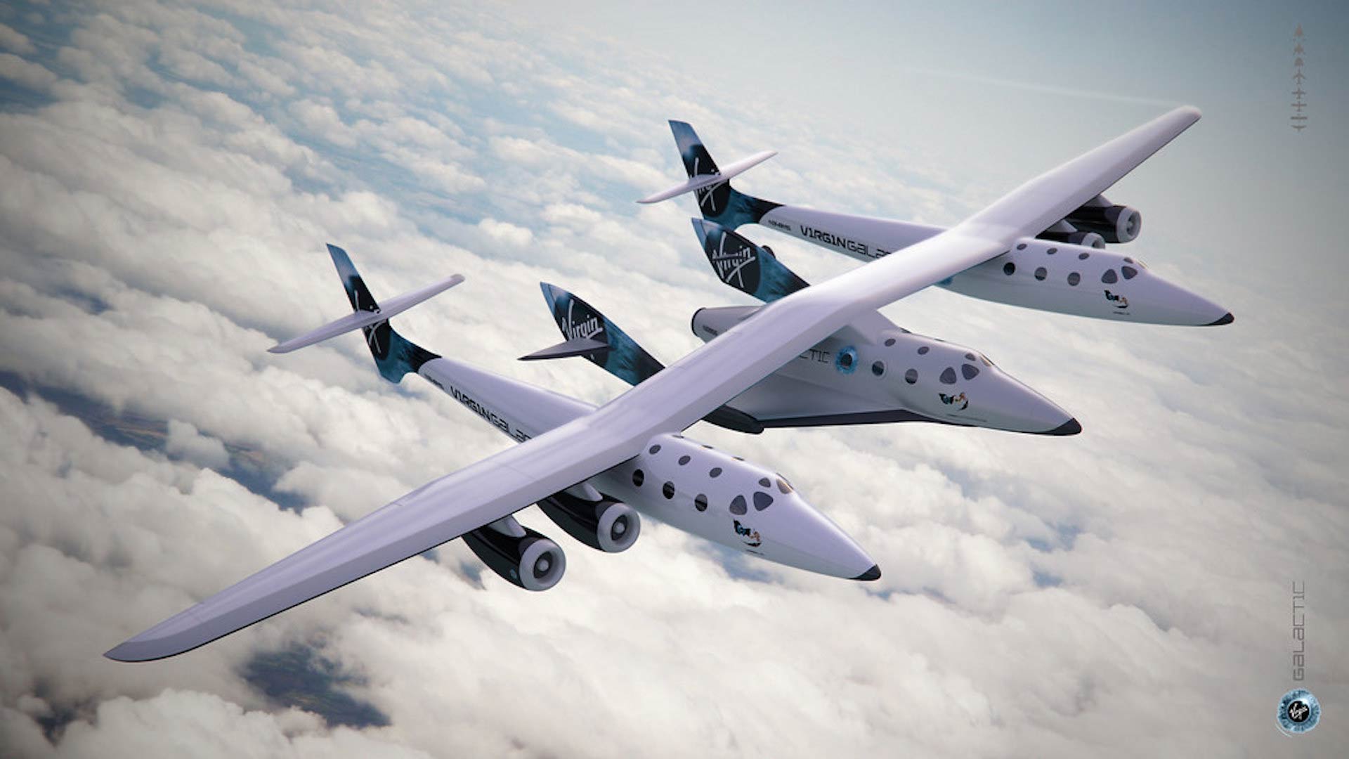 Virgin Galactic's Mothership and SpaceShip Two.