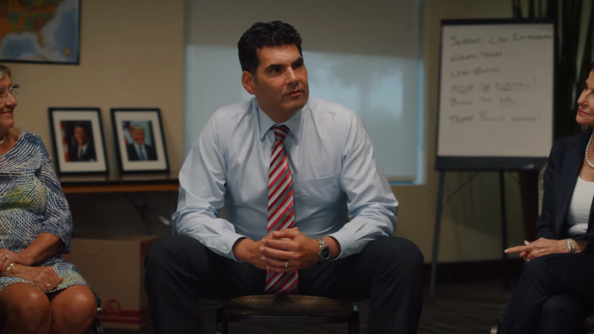 Rodney Glassman in a campaign video announcing his entrance into the Republican primary for Arizona Attorney General. Sept. 30, 2021