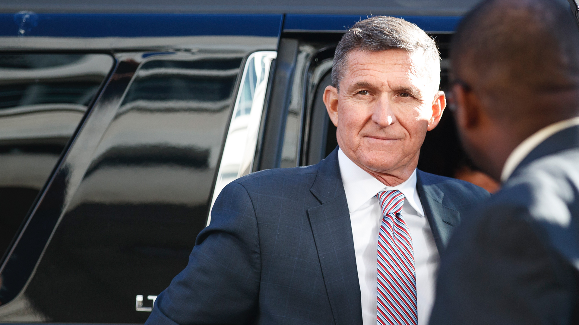 Lt. Gen. Michael Flynn arrives at federal court in Washington, D.C., on December 18, 2018.