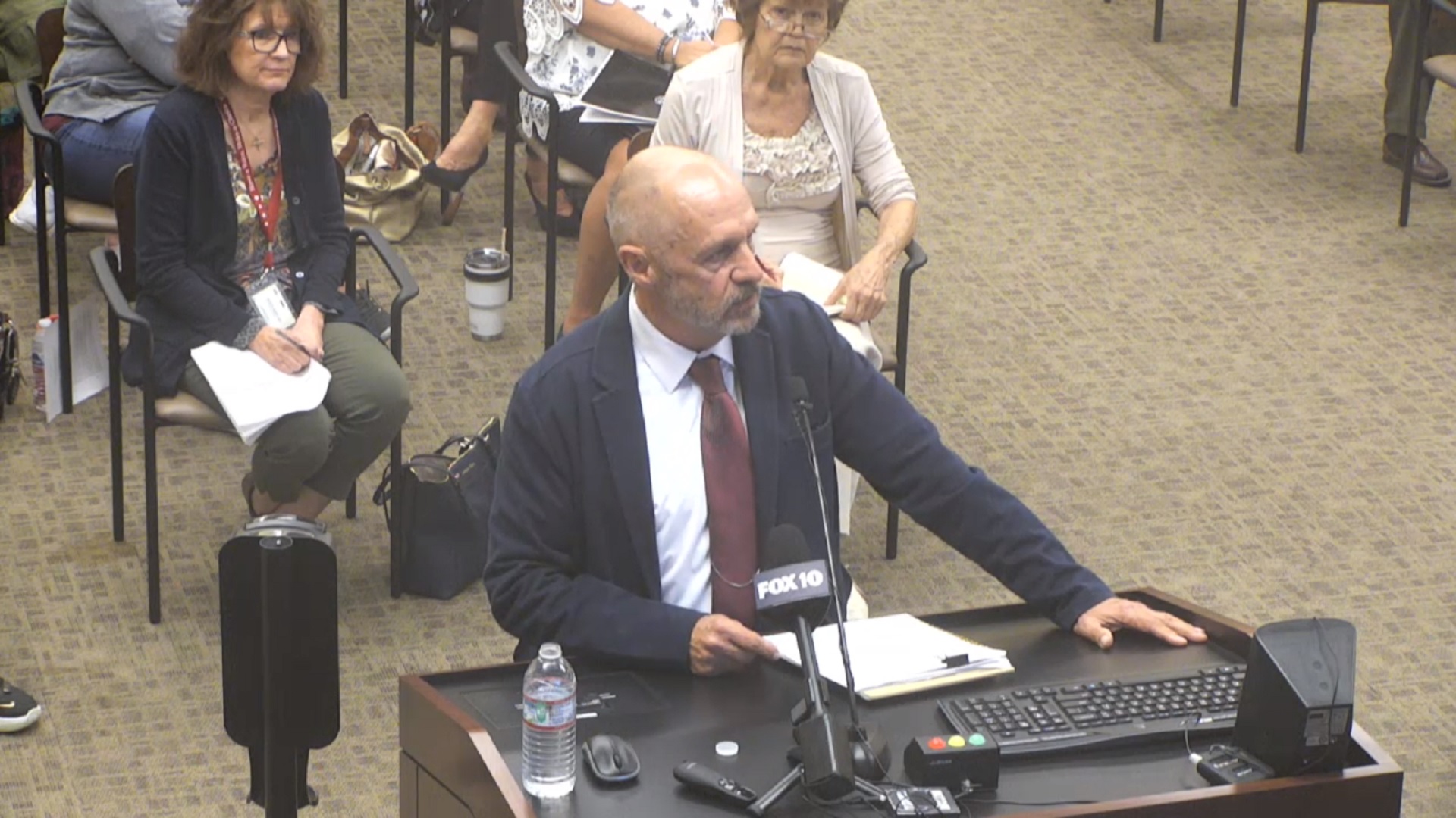 Consultant Brad Nelson, former director of Pima County elections, addresses the Pinal County Board of Supervisors on October 19, 2022.