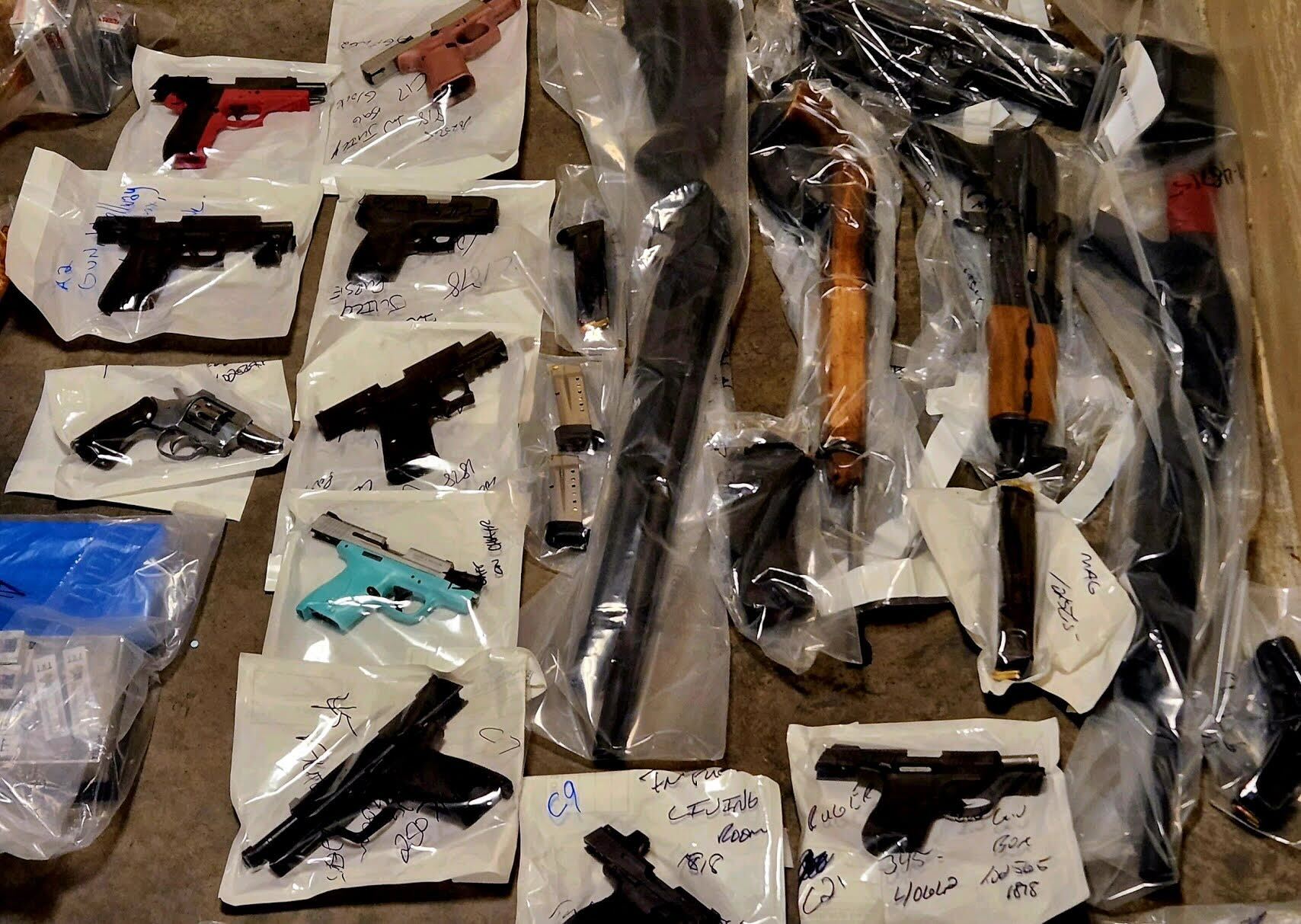 TPD Drug Bust Arms Seized