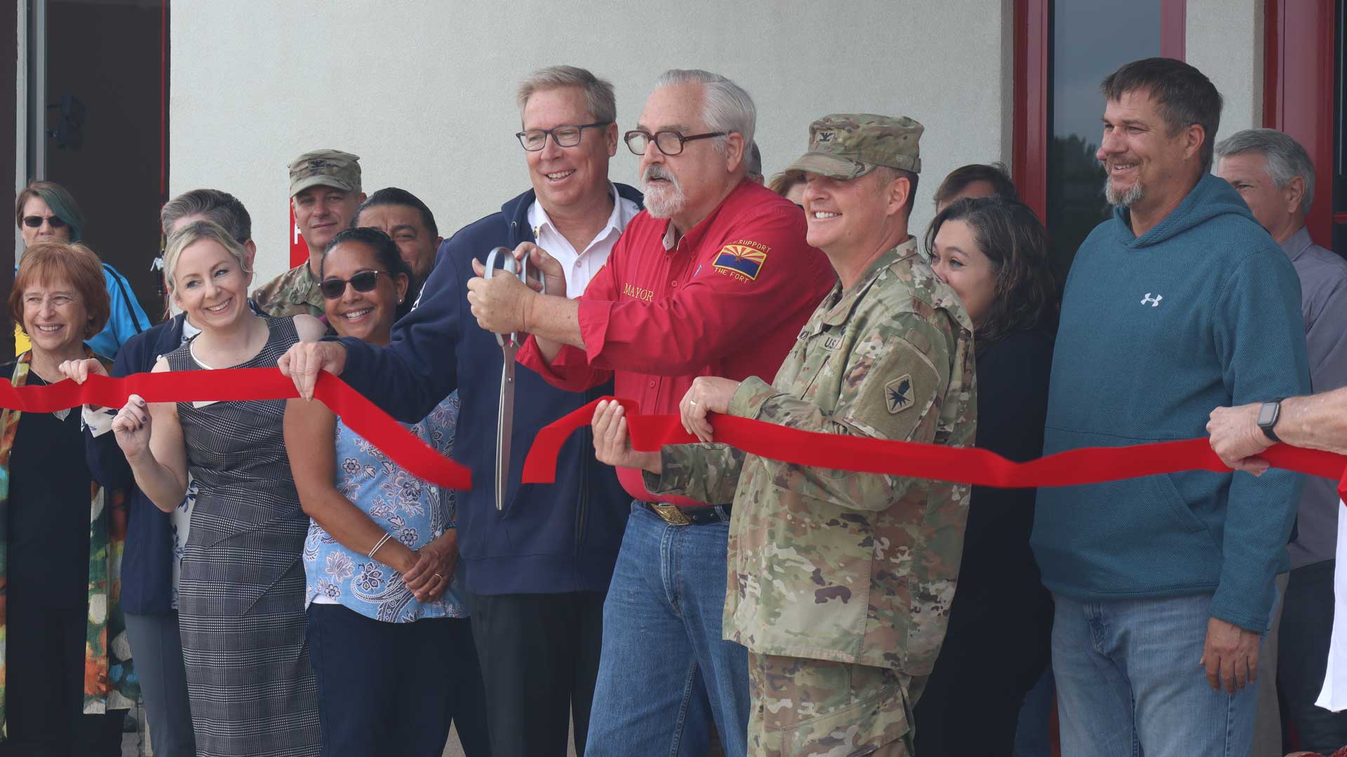 Officials in Sierra Vista cut the ribbon on a new fire station.  October 2022