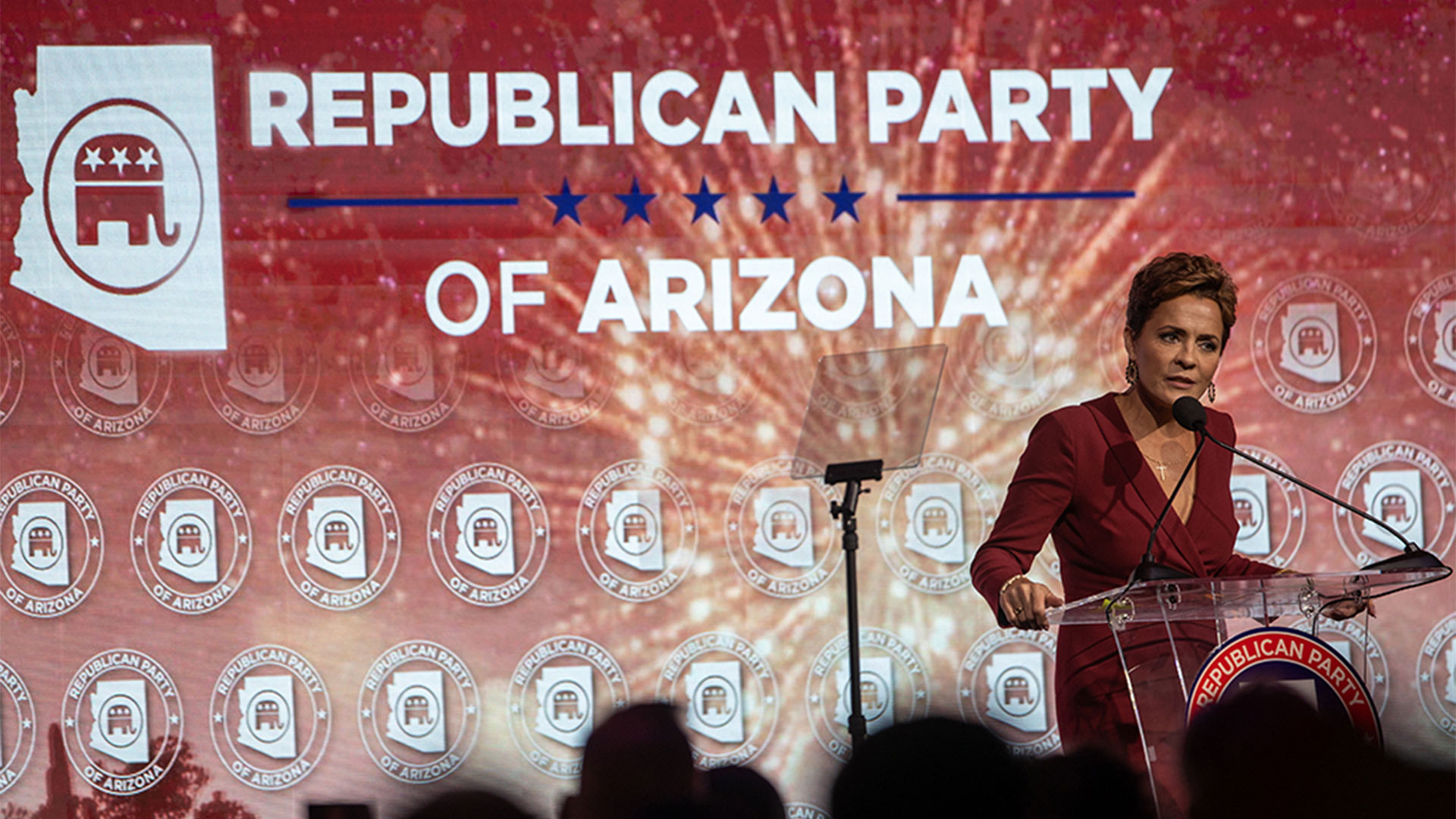 Kari Lake during the watch party for Arizona Republicans at the Scottsdale Resort at McCormick Ranch on Nov. 8, 2022. 