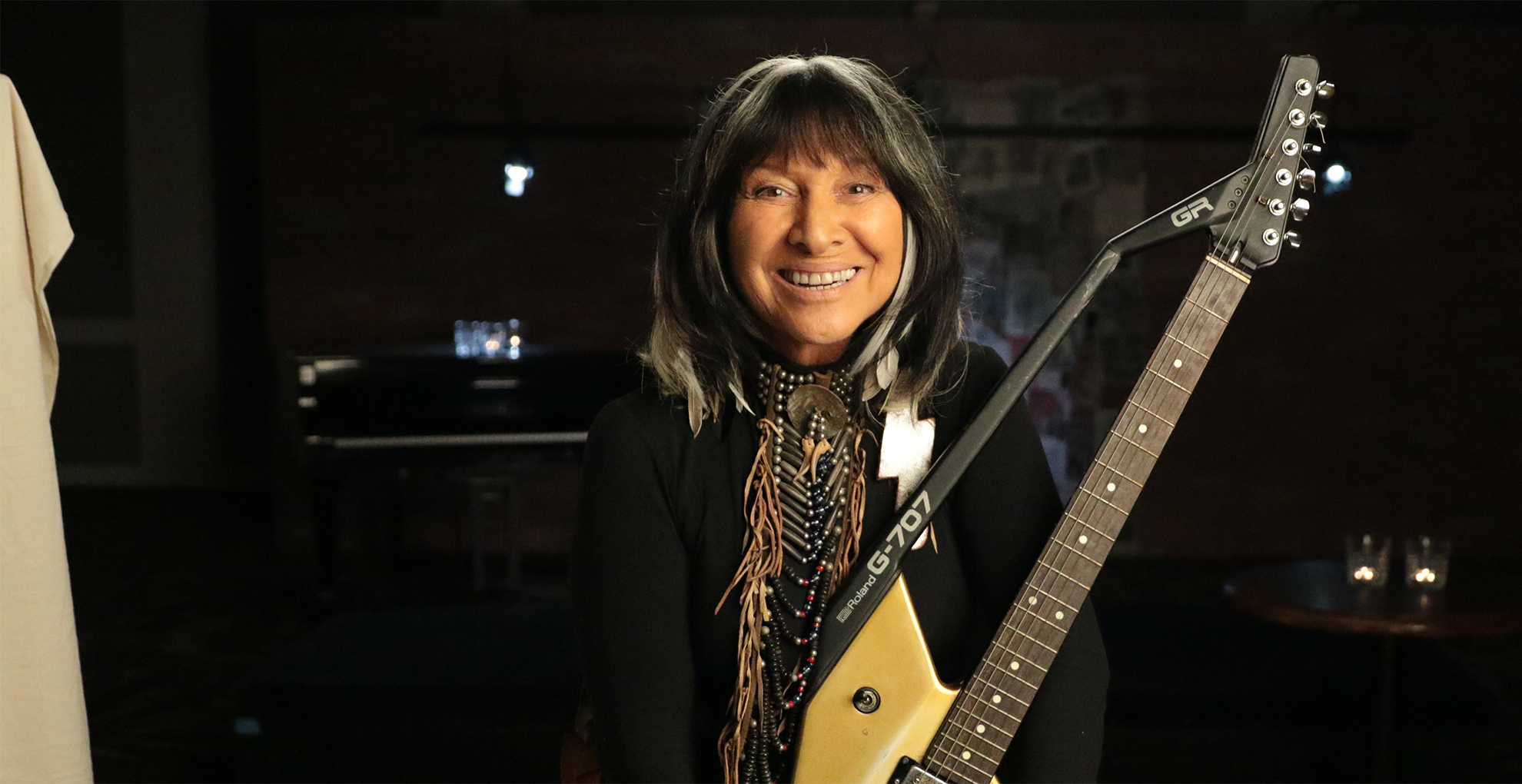 Buffy Sainte-Marie.