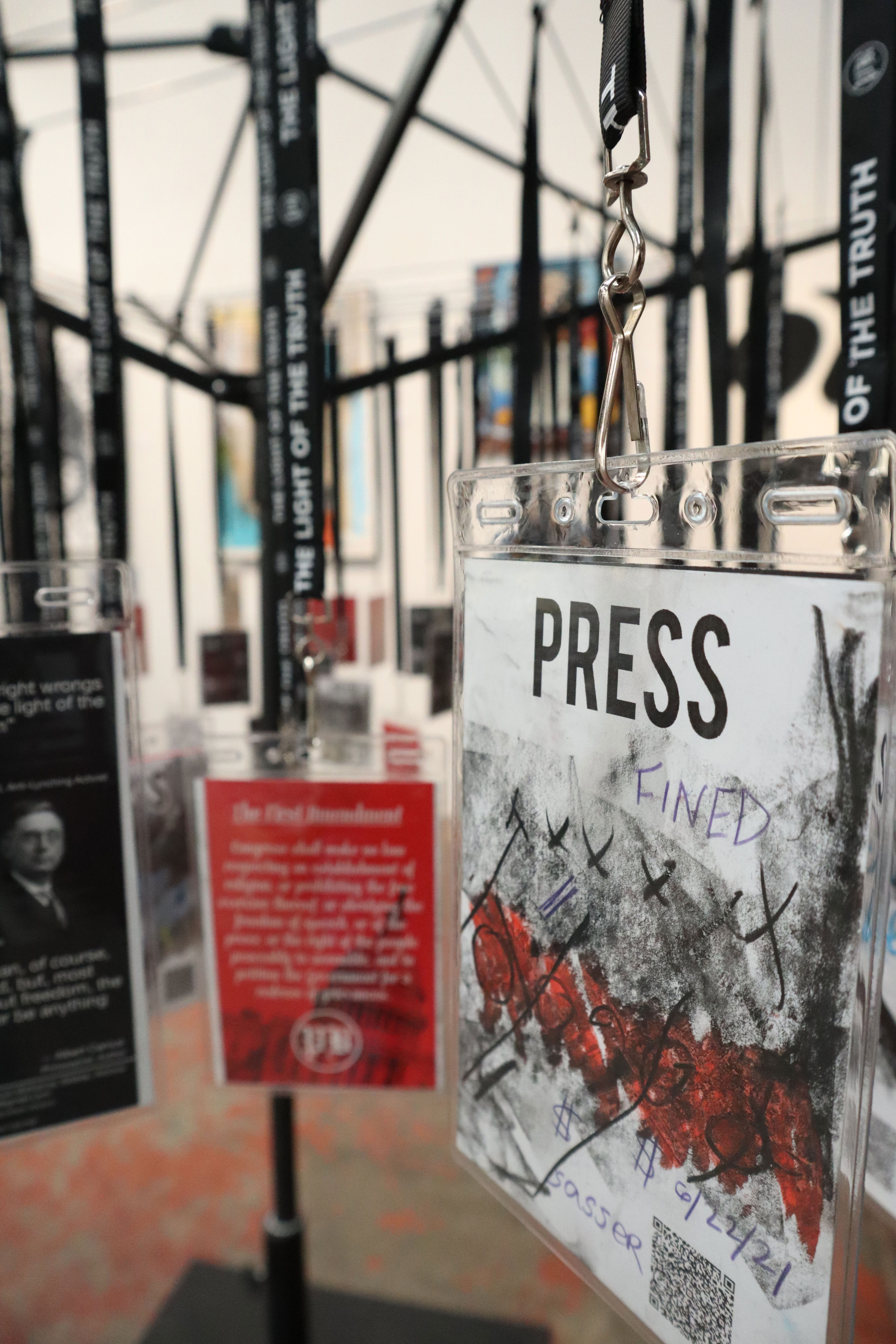 Press Badge Art