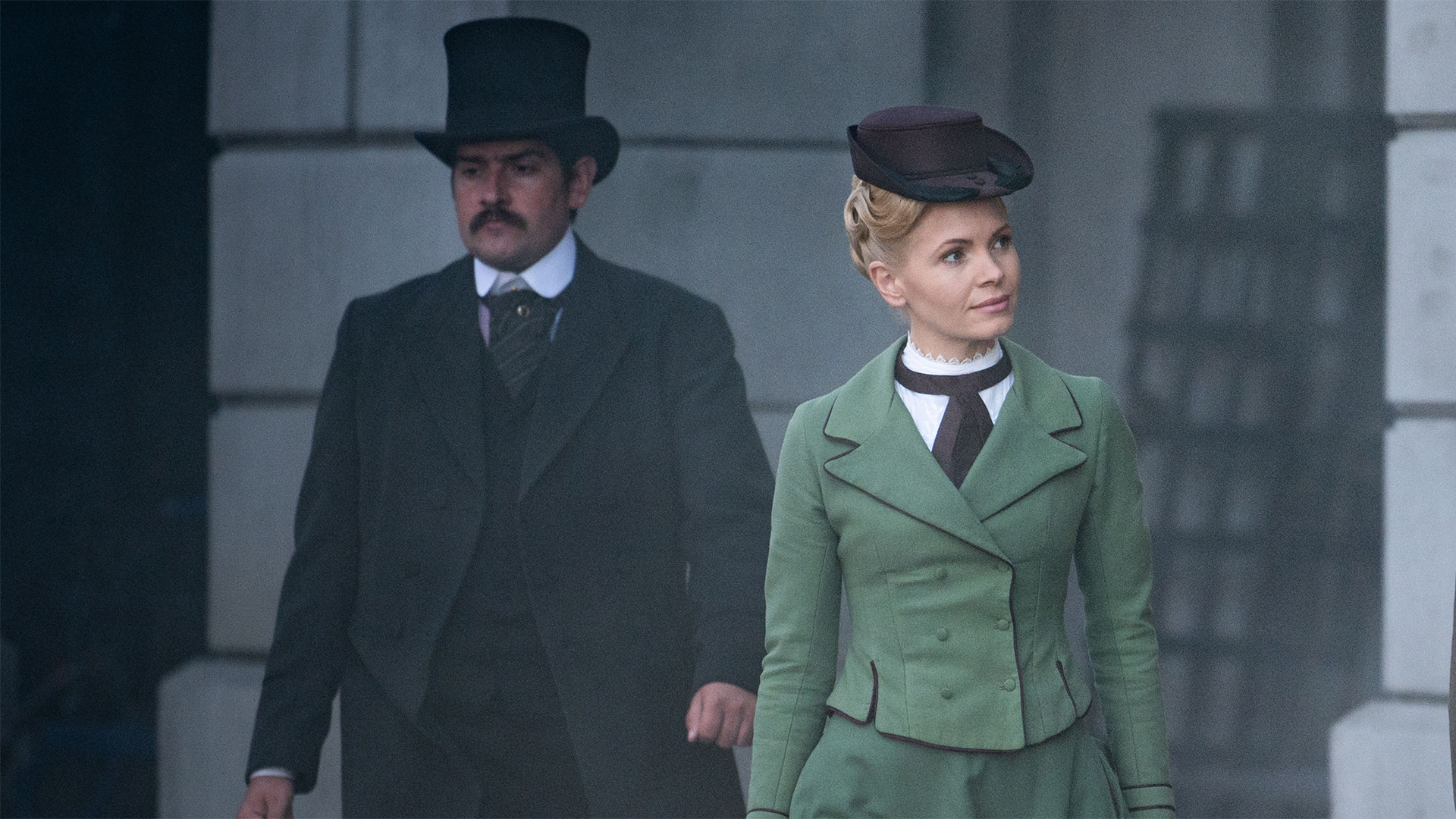 William "The Duke" Wellington and Kate Phillips as Eliza Scarlet