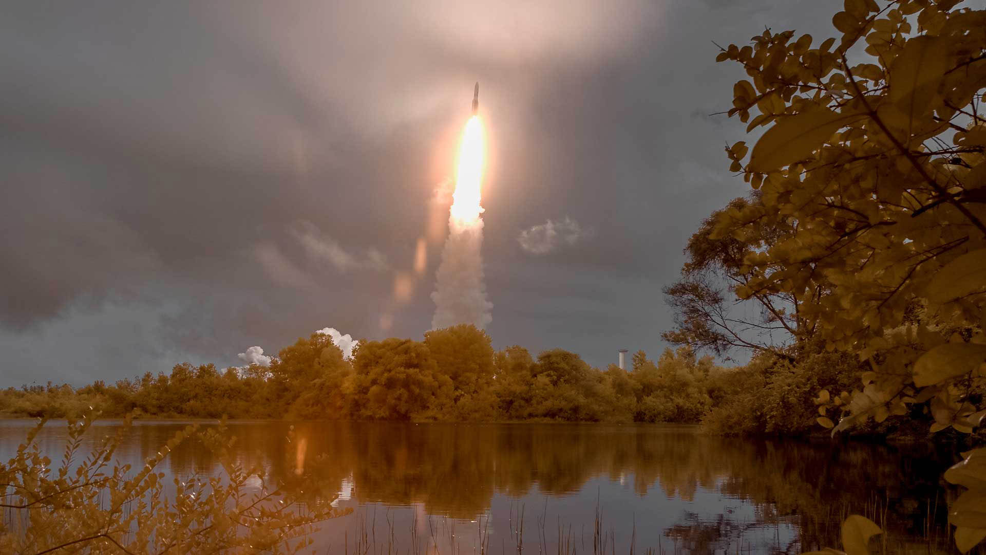 James Webb Space Telescope launch on December 25, 2021.