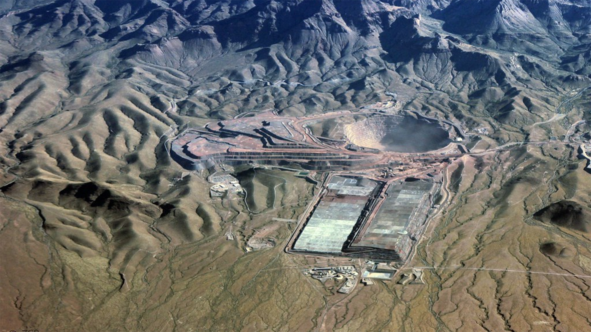 Safford copper mine.