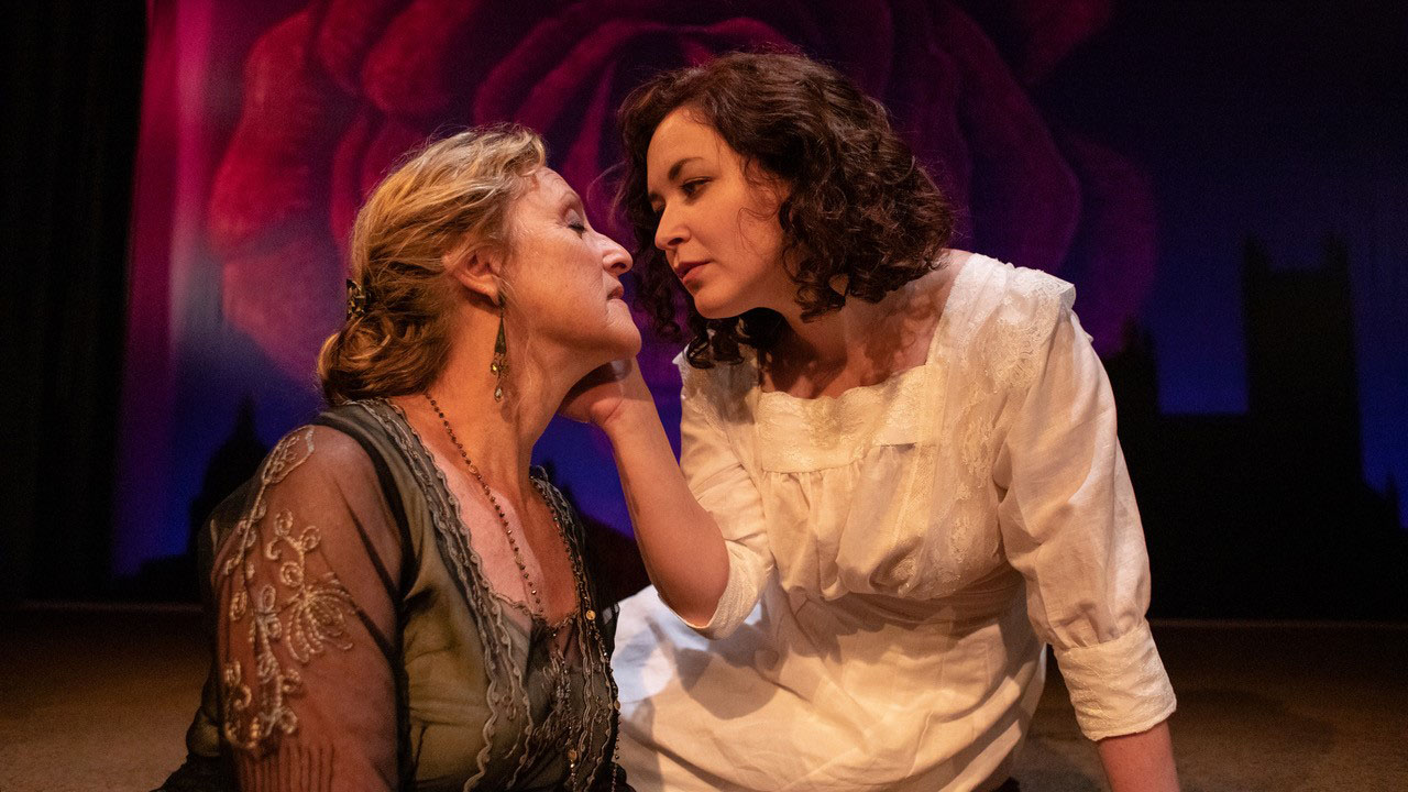 Cynthia Jeffery and Bryn Booth in The Rogue Theatre production of "Mrs. Dalloway".