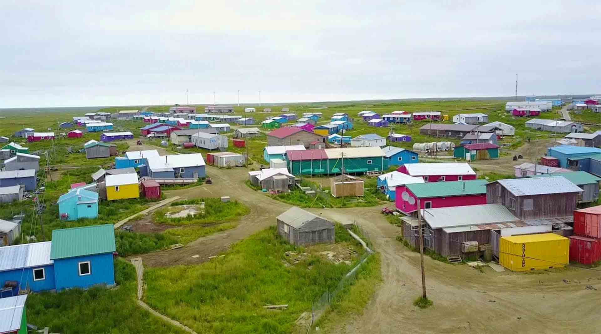 Rural Alaskan village